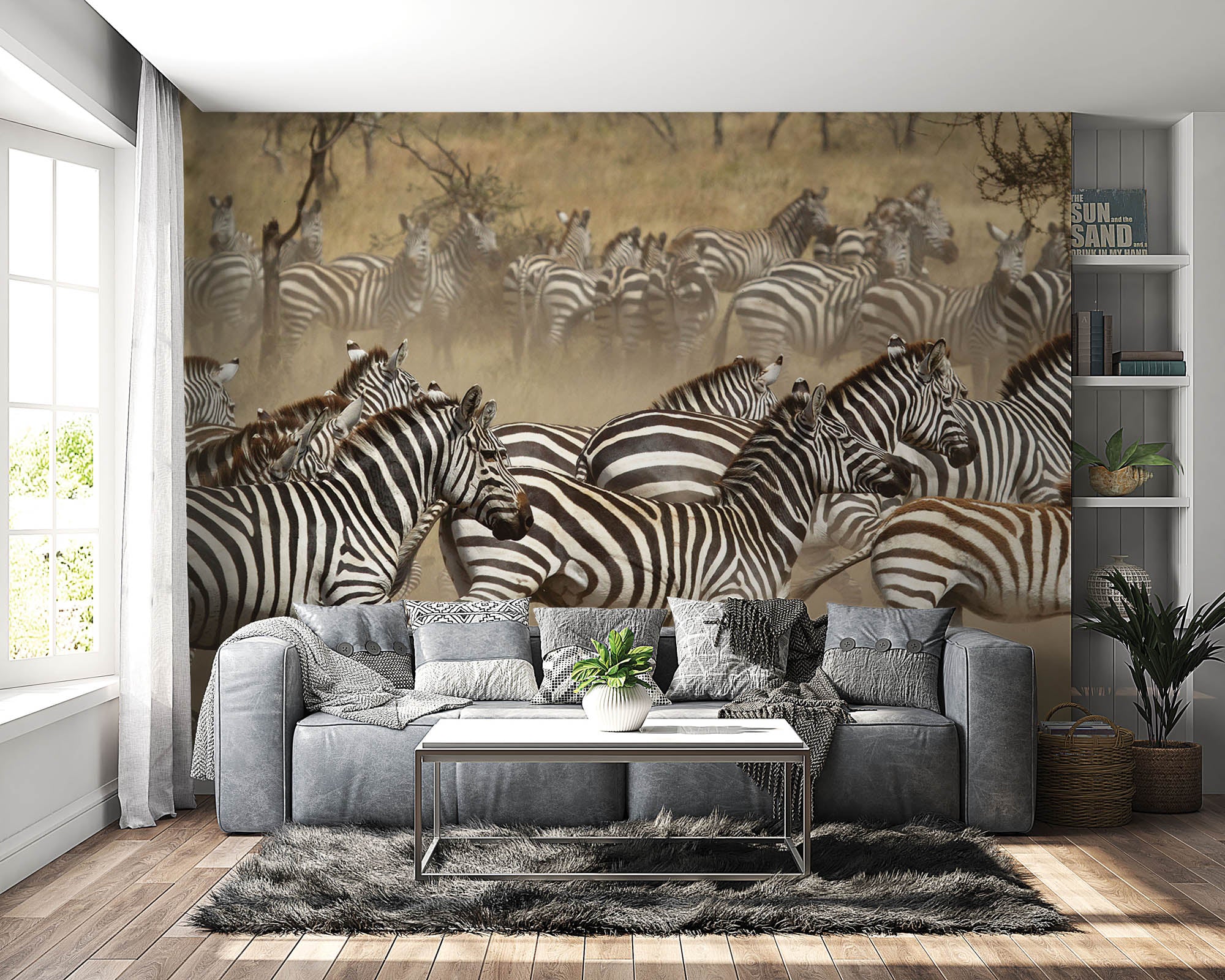 Zebra's - LW00159 Fotobehang