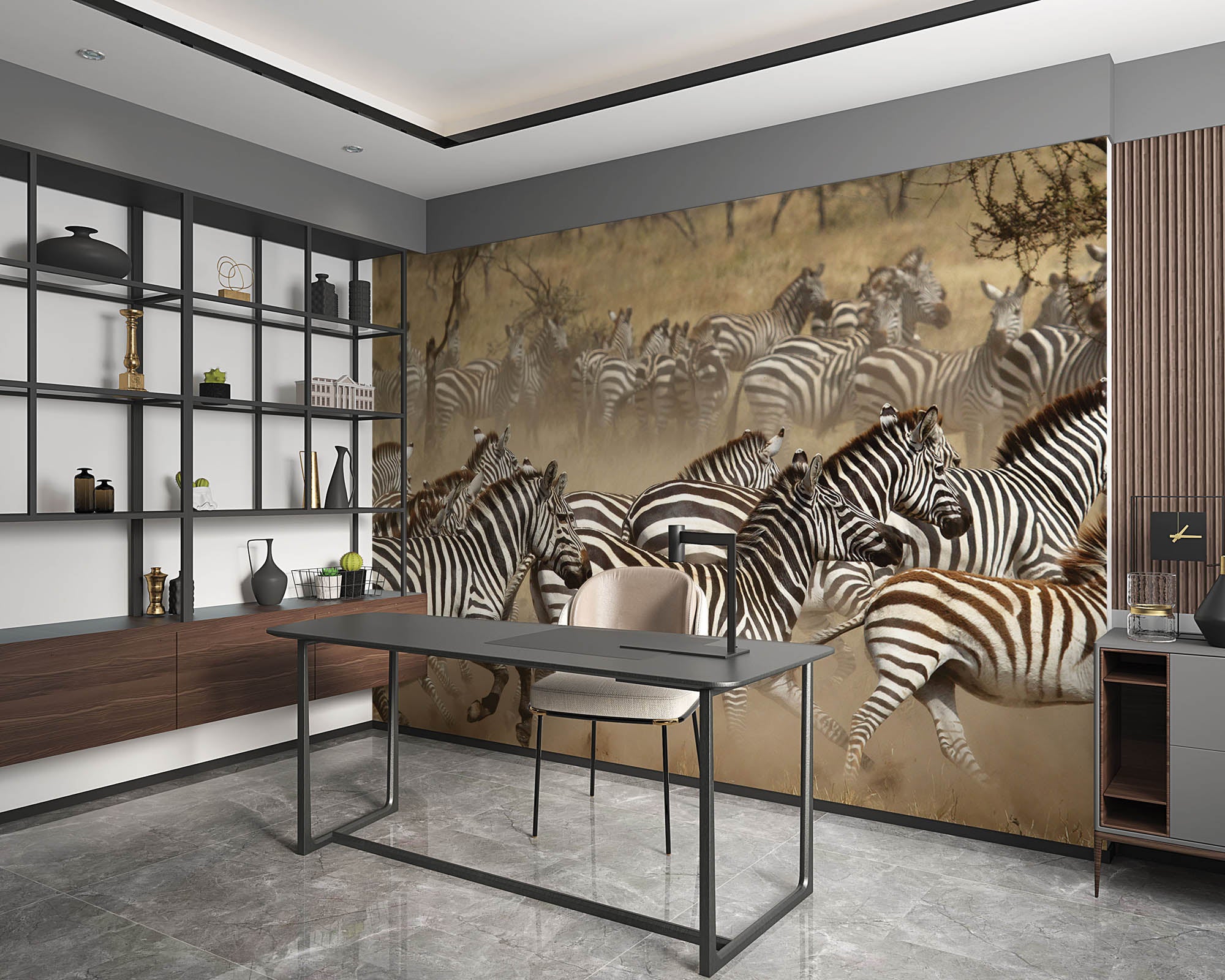 Zebra's - LW00159 Fotobehang