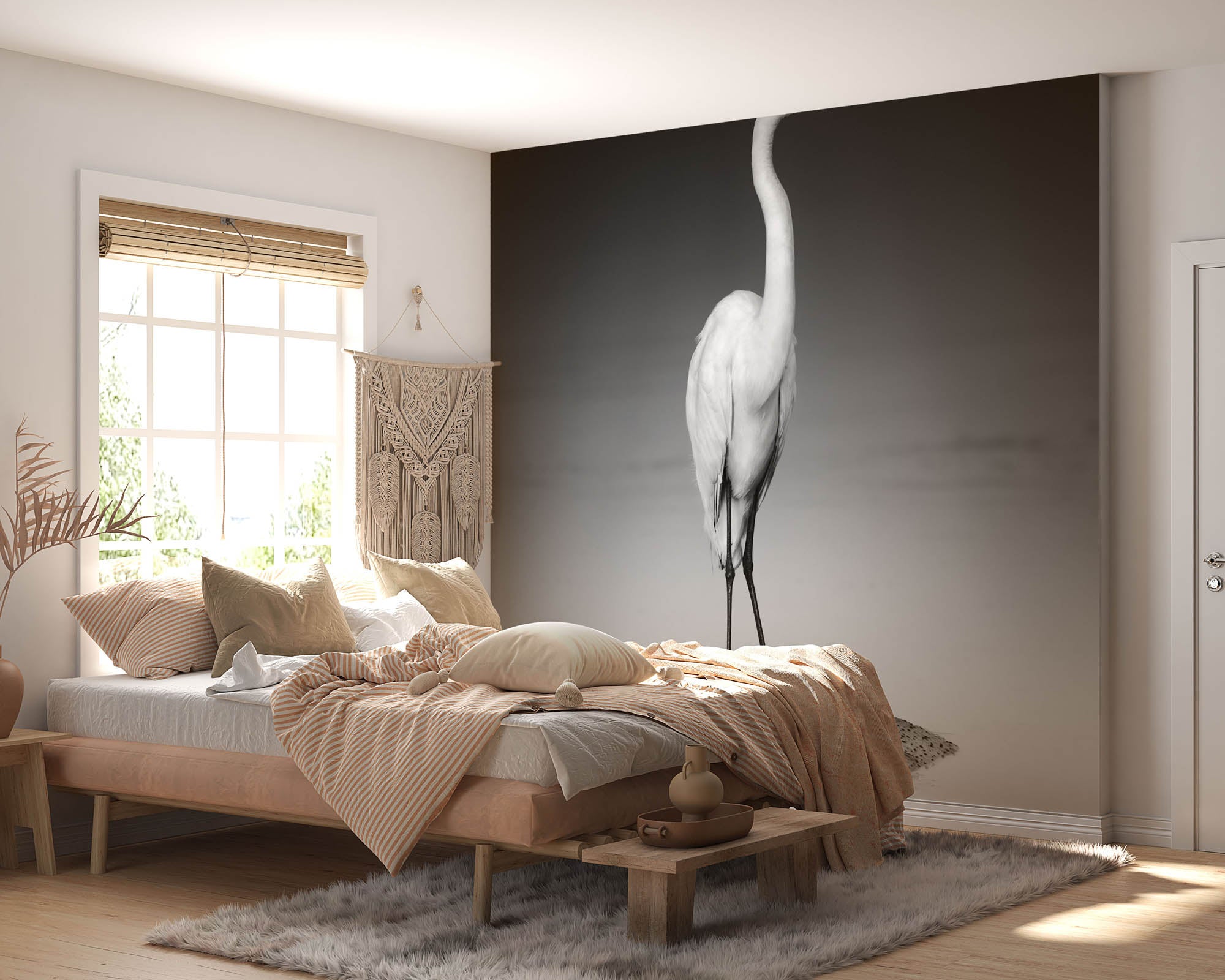 Zilverreiger - LW00207 Fotobehang