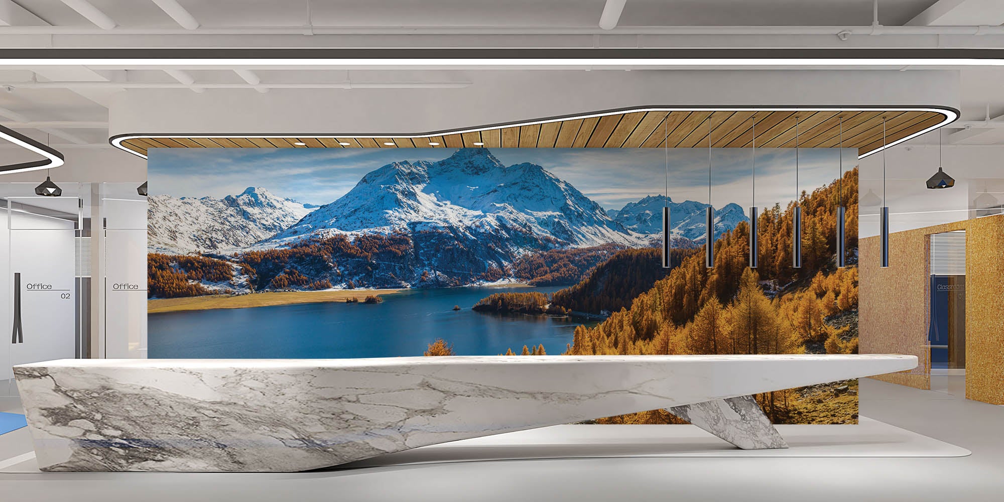 Zwitserse Alpen - LW00119 Fotobehang