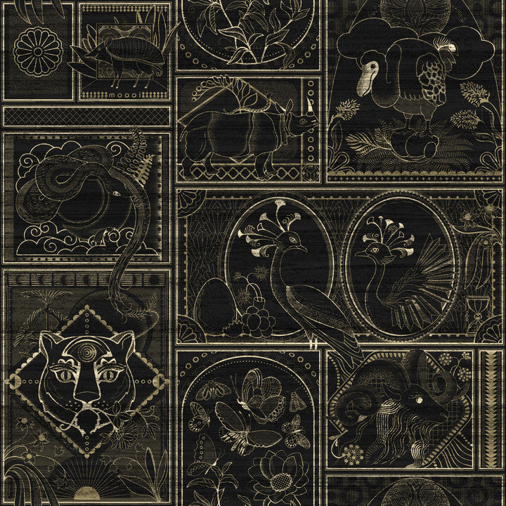 Arte Moooi Wallcoverings Memento Moooi Golden Tiger MO4040