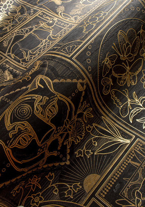 Arte Moooi Wallcoverings Memento Moooi Golden Tiger MO4040