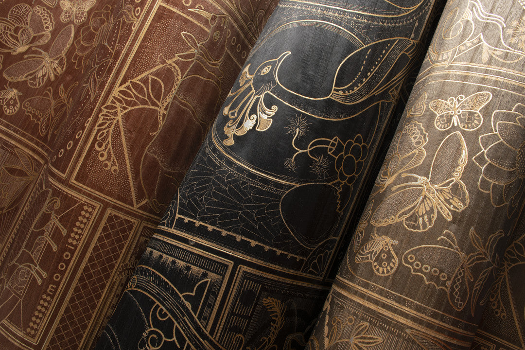 Arte Moooi Wallcoverings Memento Moooi Golden Tiger MO4041