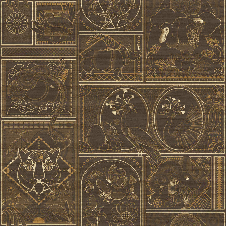 Arte Moooi Wallcoverings Memento Moooi Golden Tiger MO4042