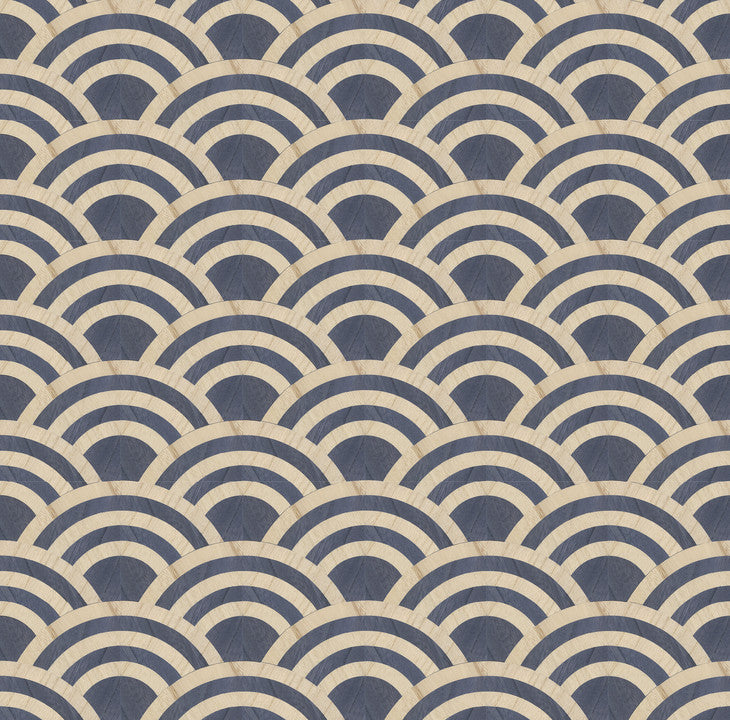 Arte Moooi Wallcoverings Tokyo Blue Lucky O's MO3043
