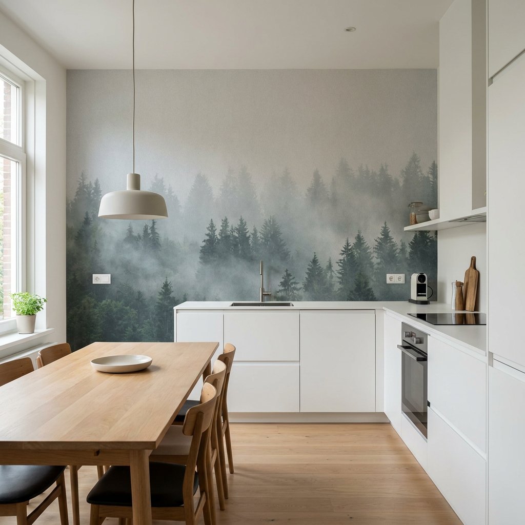 Fotobehang keuken gids