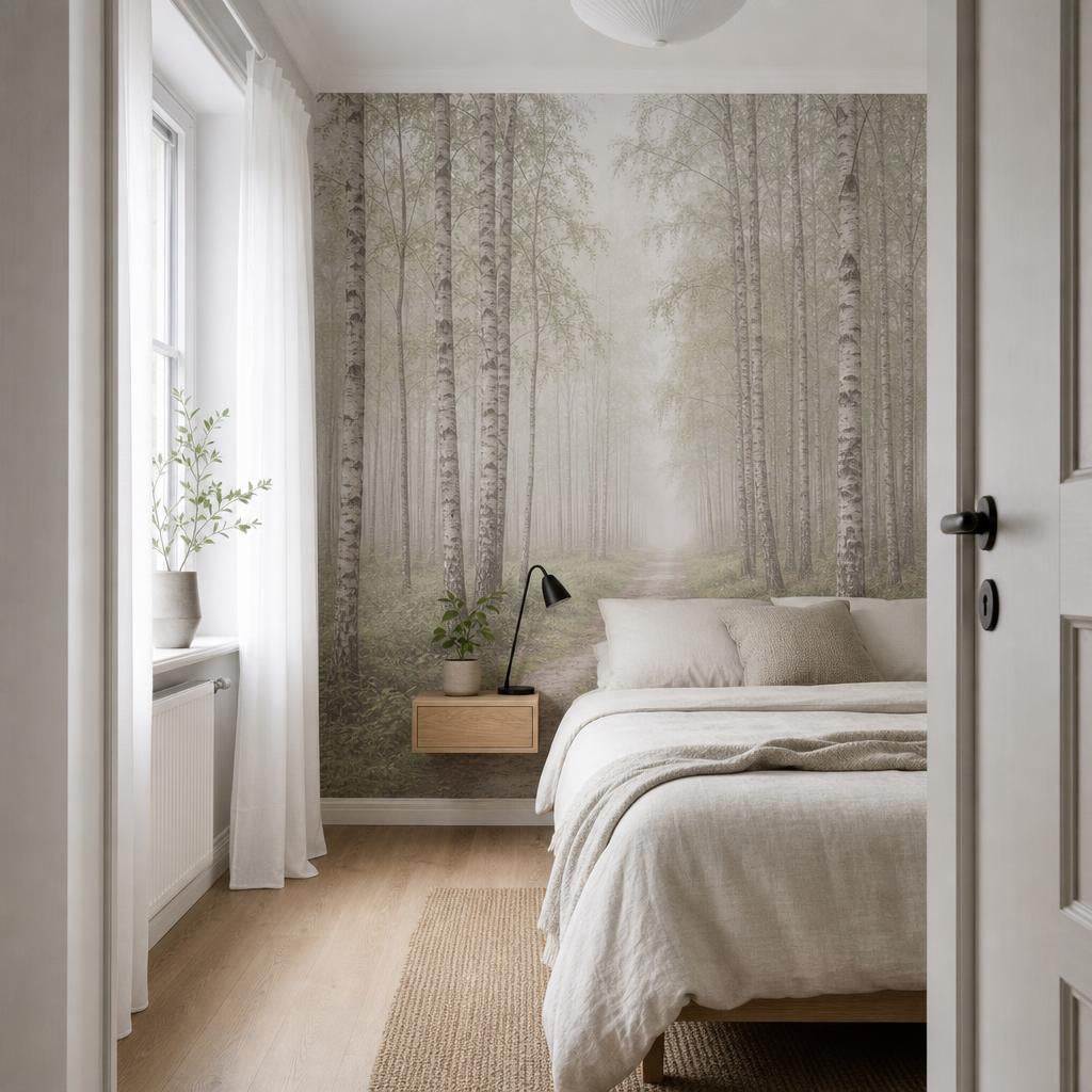 Fotobehang kleine kamer