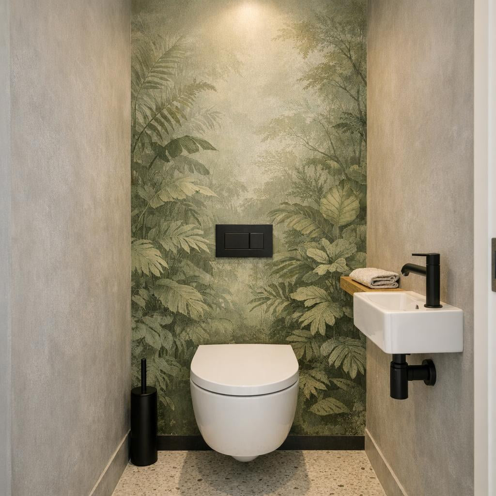 Fotobehang toilet: slimme ideeën, materiaalkeuze en tips