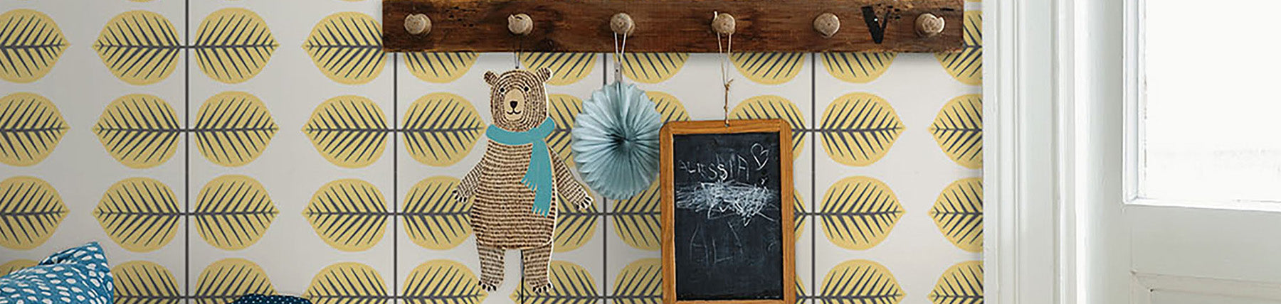 Boråstapeter Scandinavian Designers Mini – Speels en creatief behang voor kinderkamers