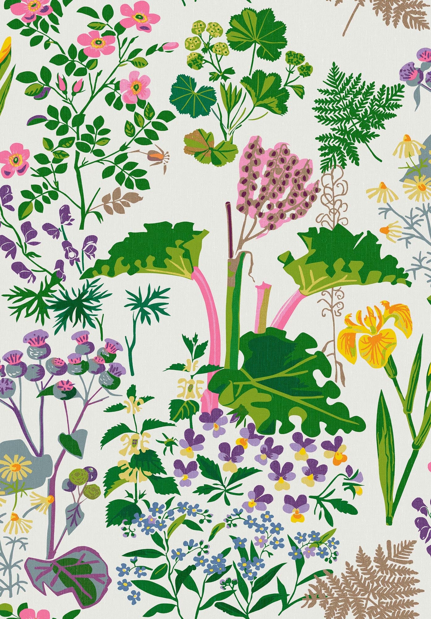 Boråstapeter Scandinavian Designers II Rabarber 1792