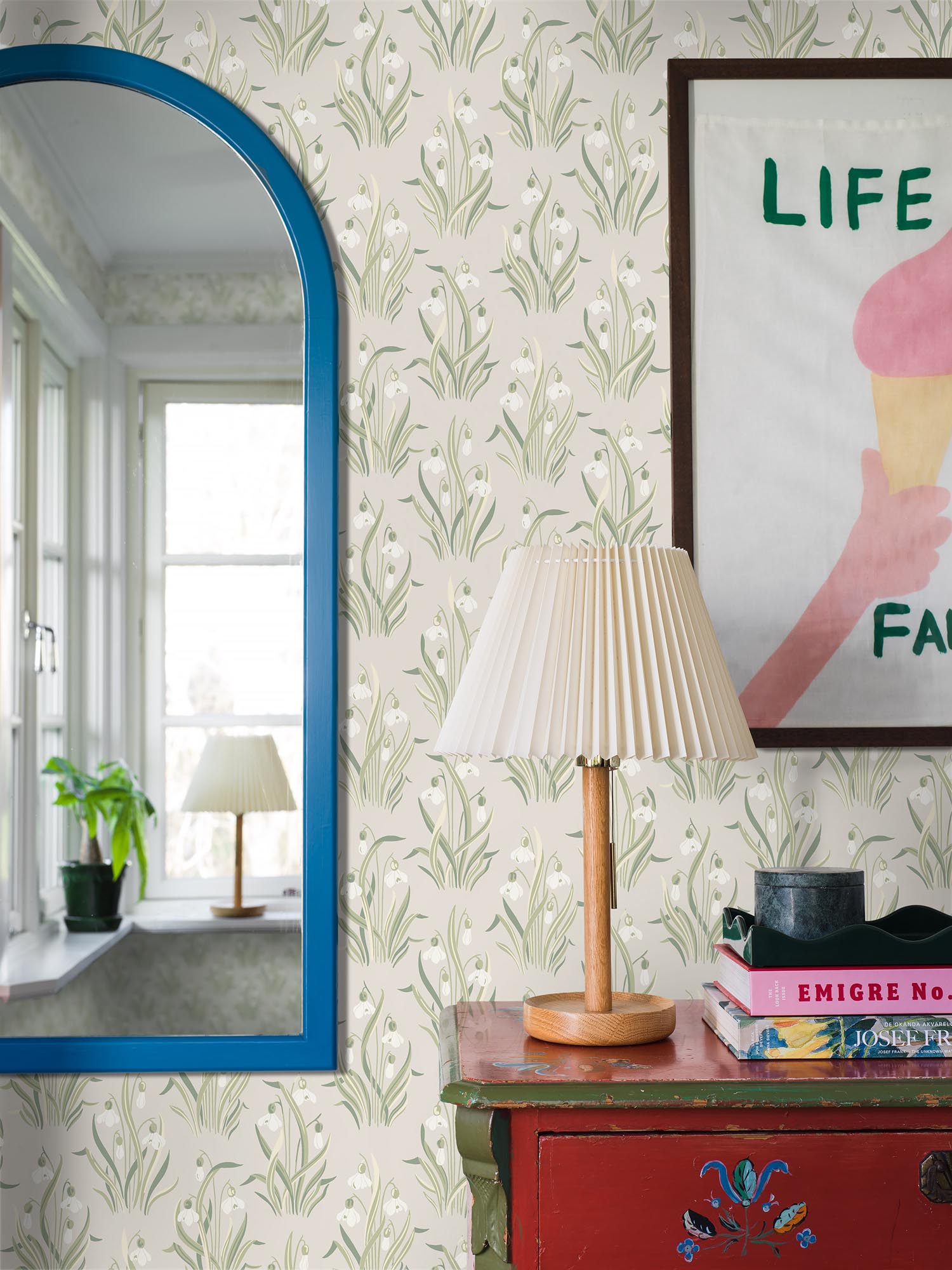 Boråstapeter New Heritage Snödroppe 4835