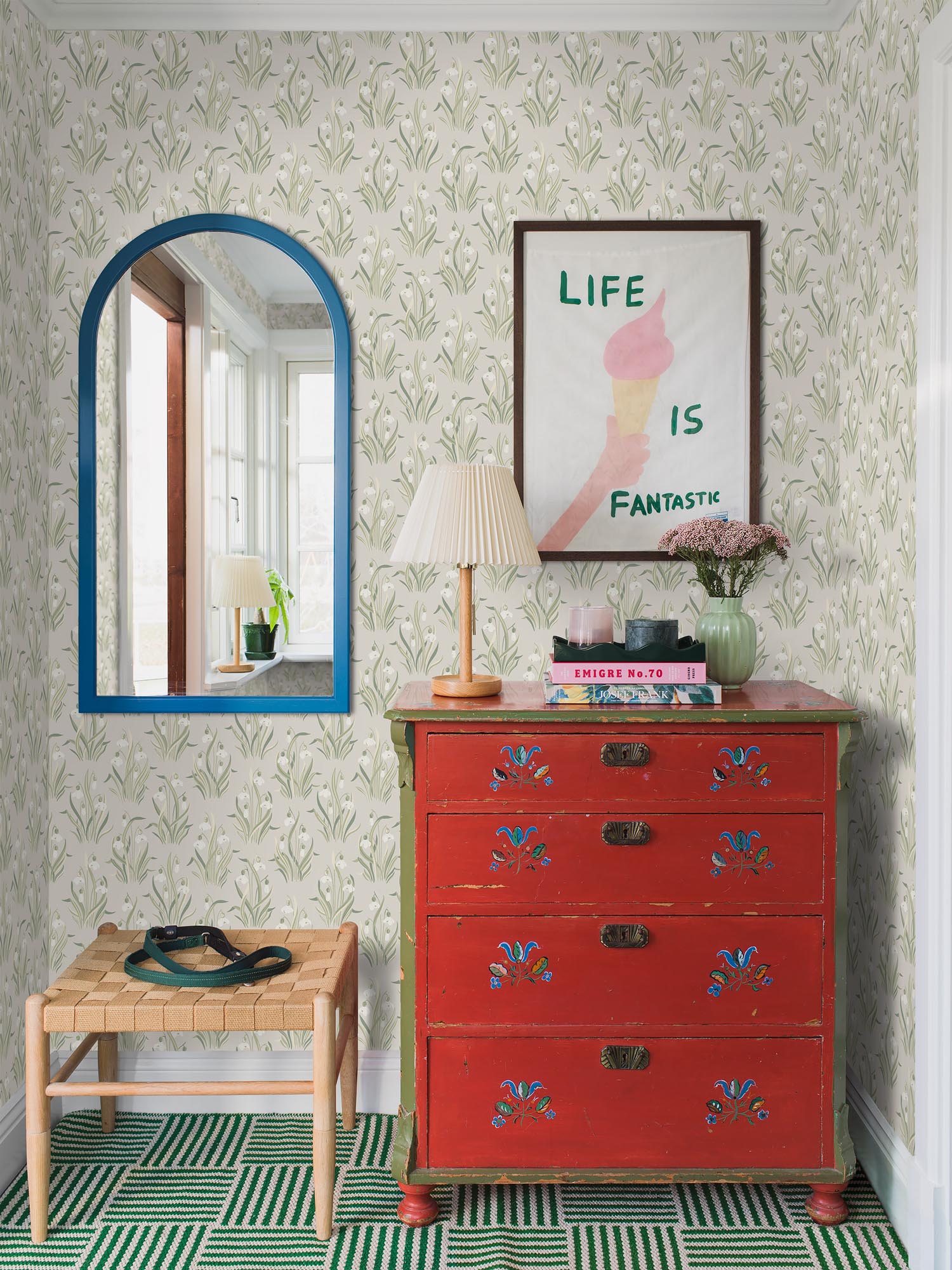 Boråstapeter New Heritage Snödroppe 4835