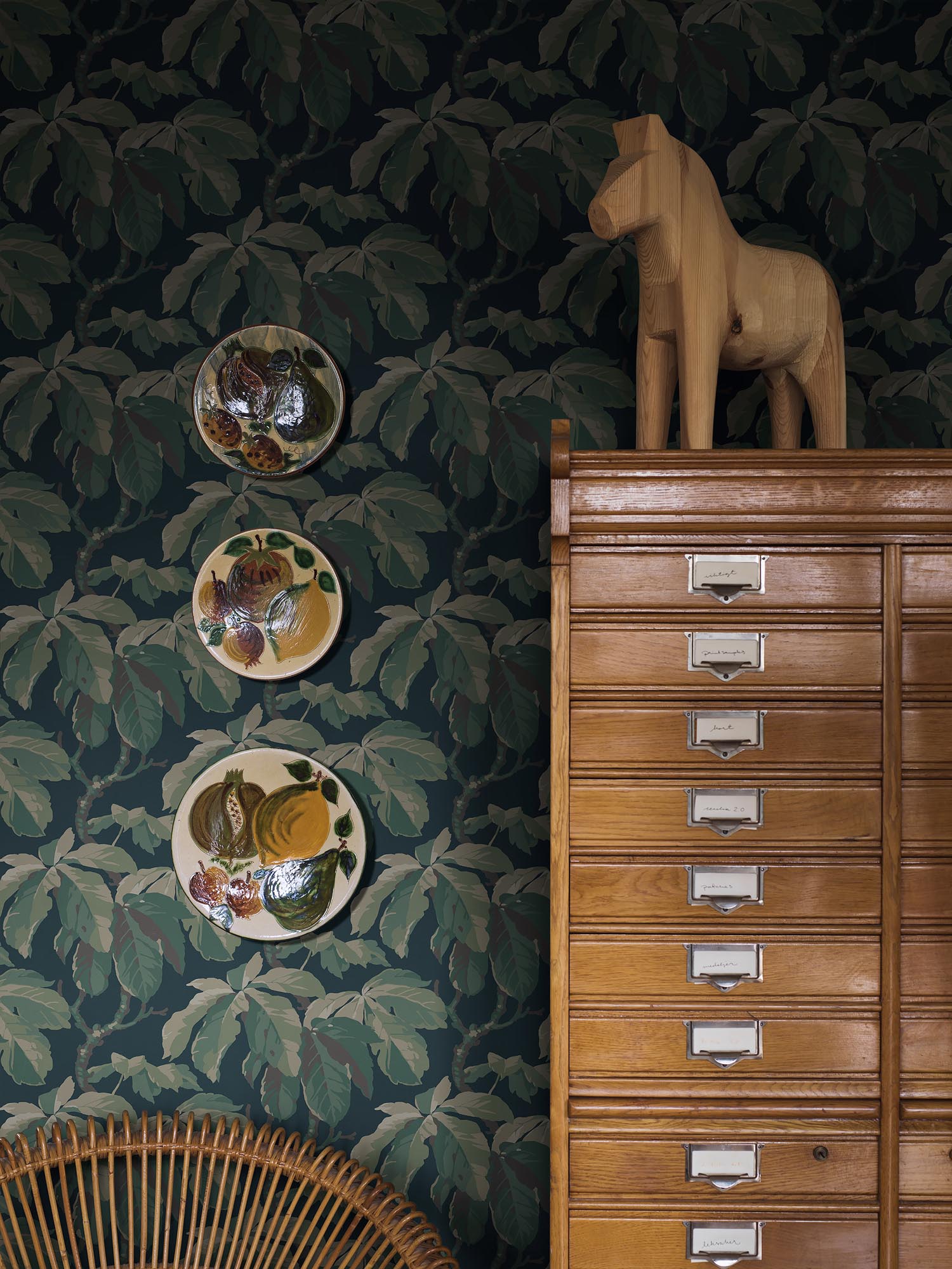 Boråstapeter New Heritage Kastanj 4838