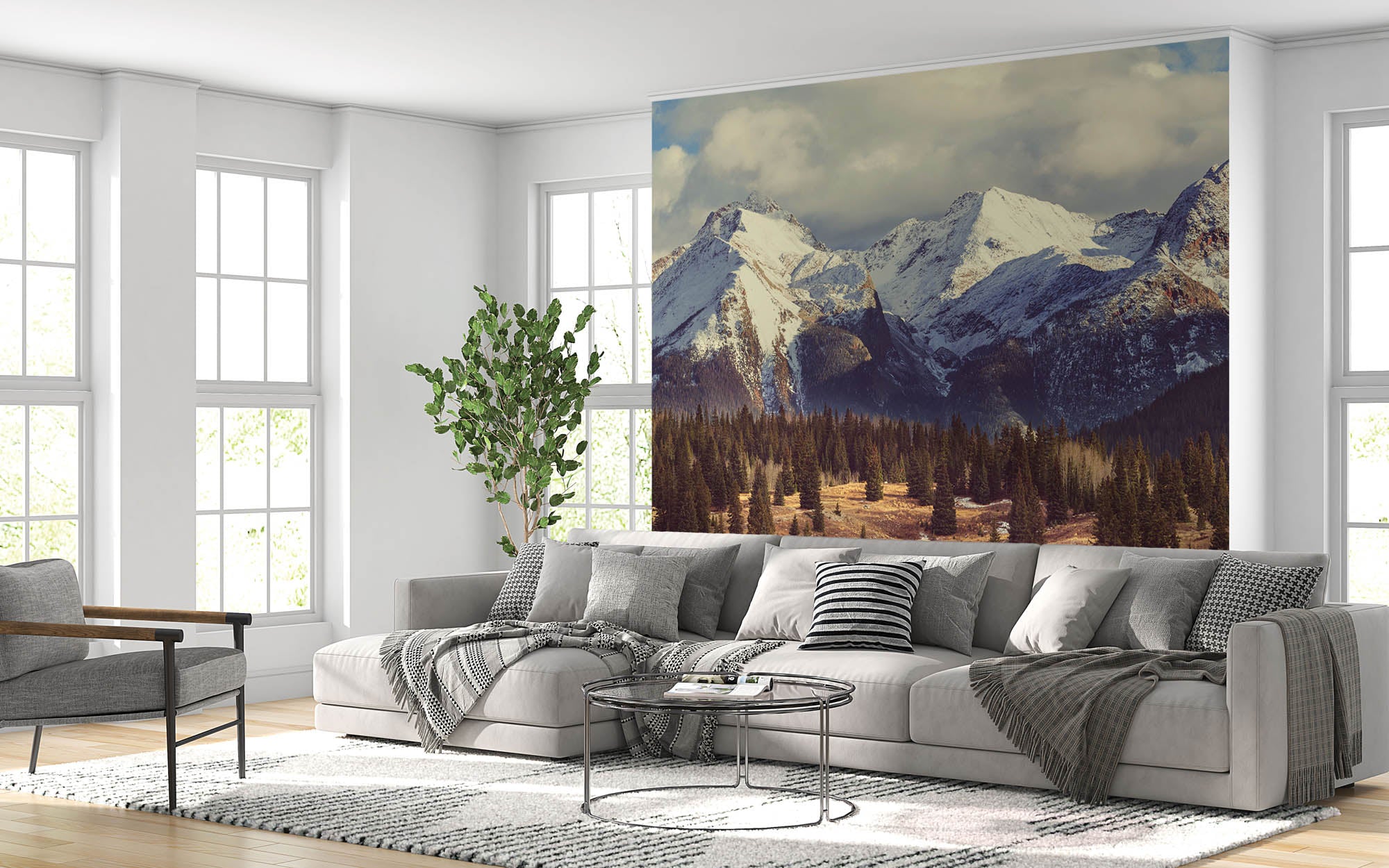 Berglandschap Rocky Mountains  - LW00127