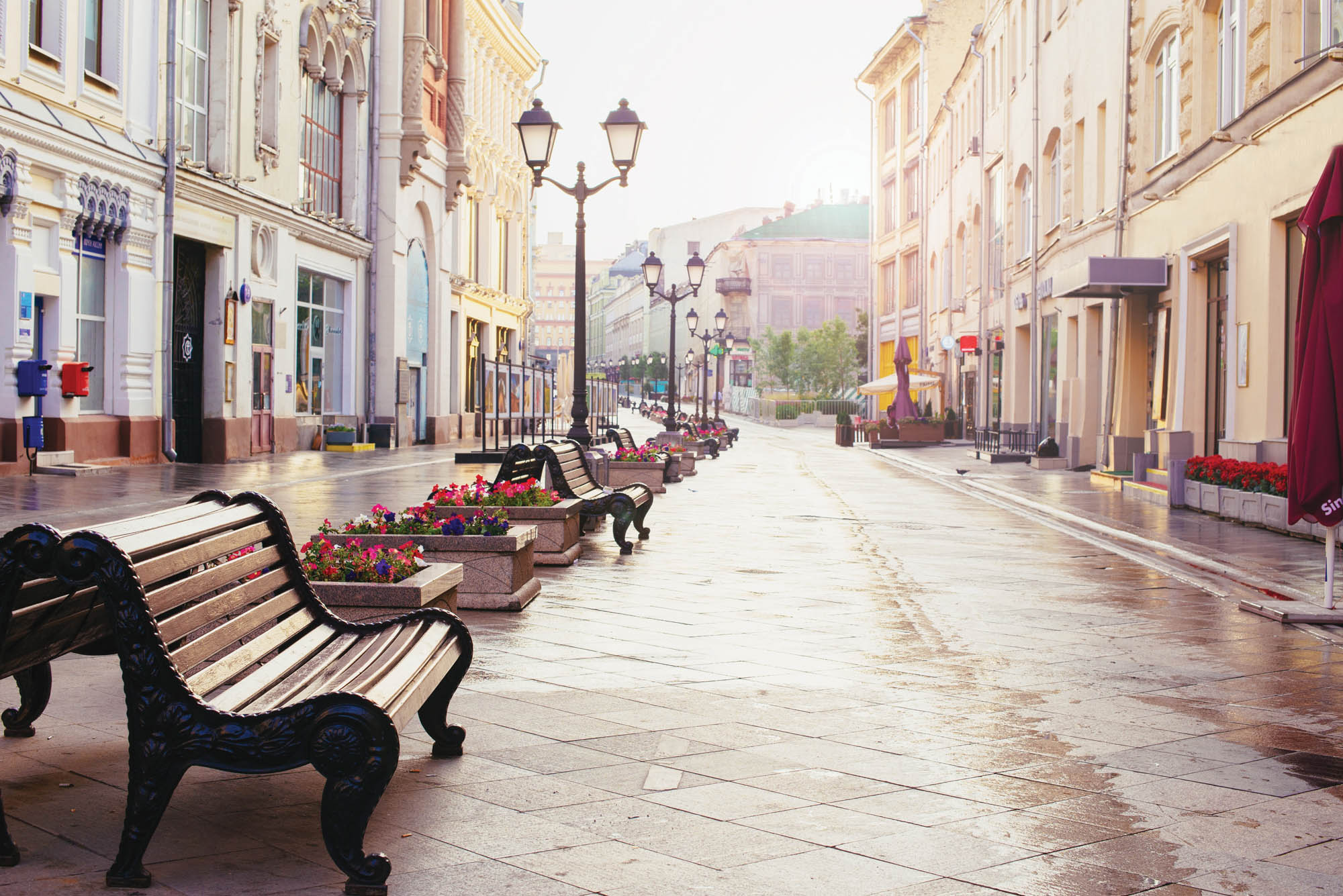 Straat in Moskou - LW00375