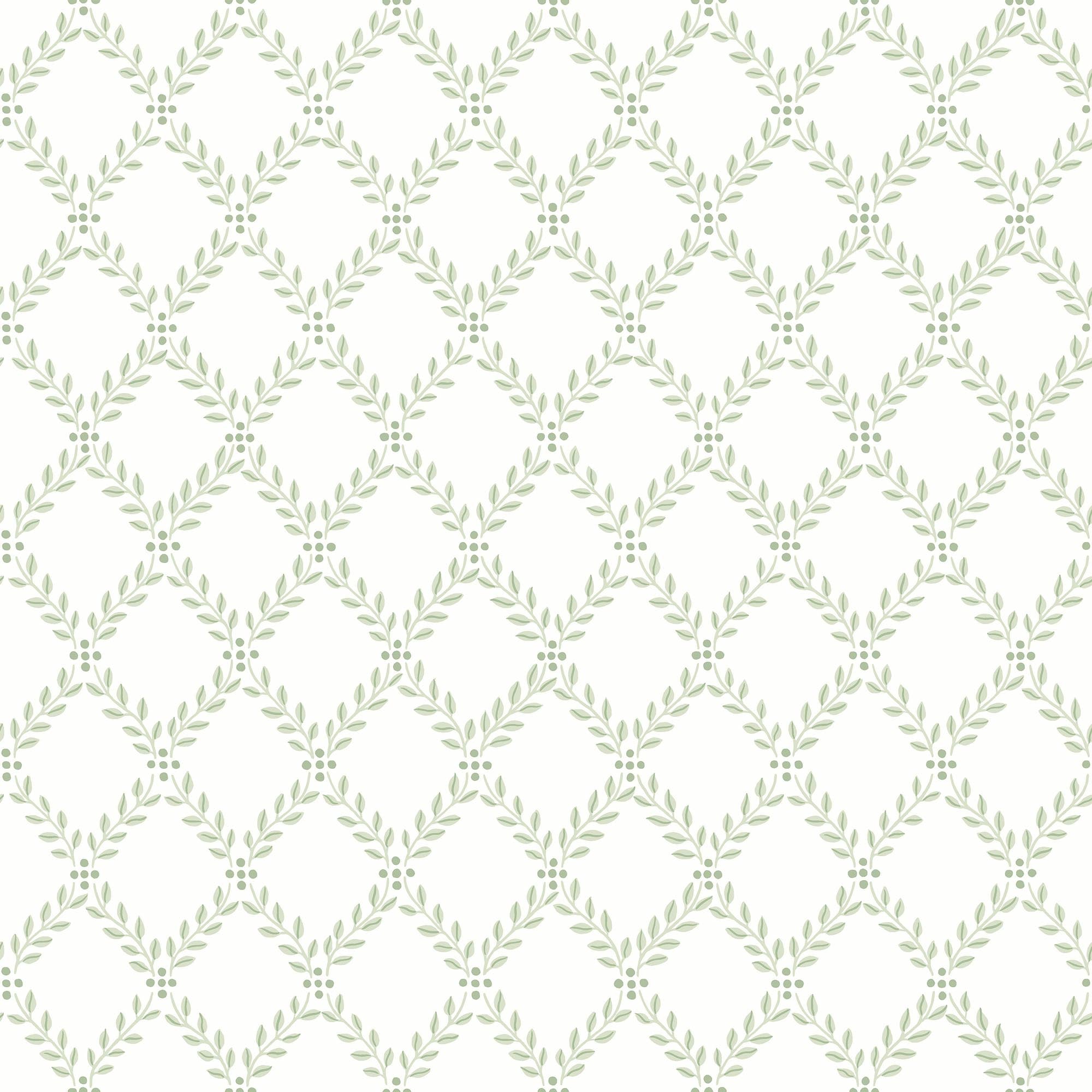 Boråstapeter Falsterbo III Trellis Leaves 7671