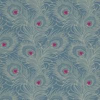 Little Green London Wallpapers V Carlton House Terrace Blue Plume