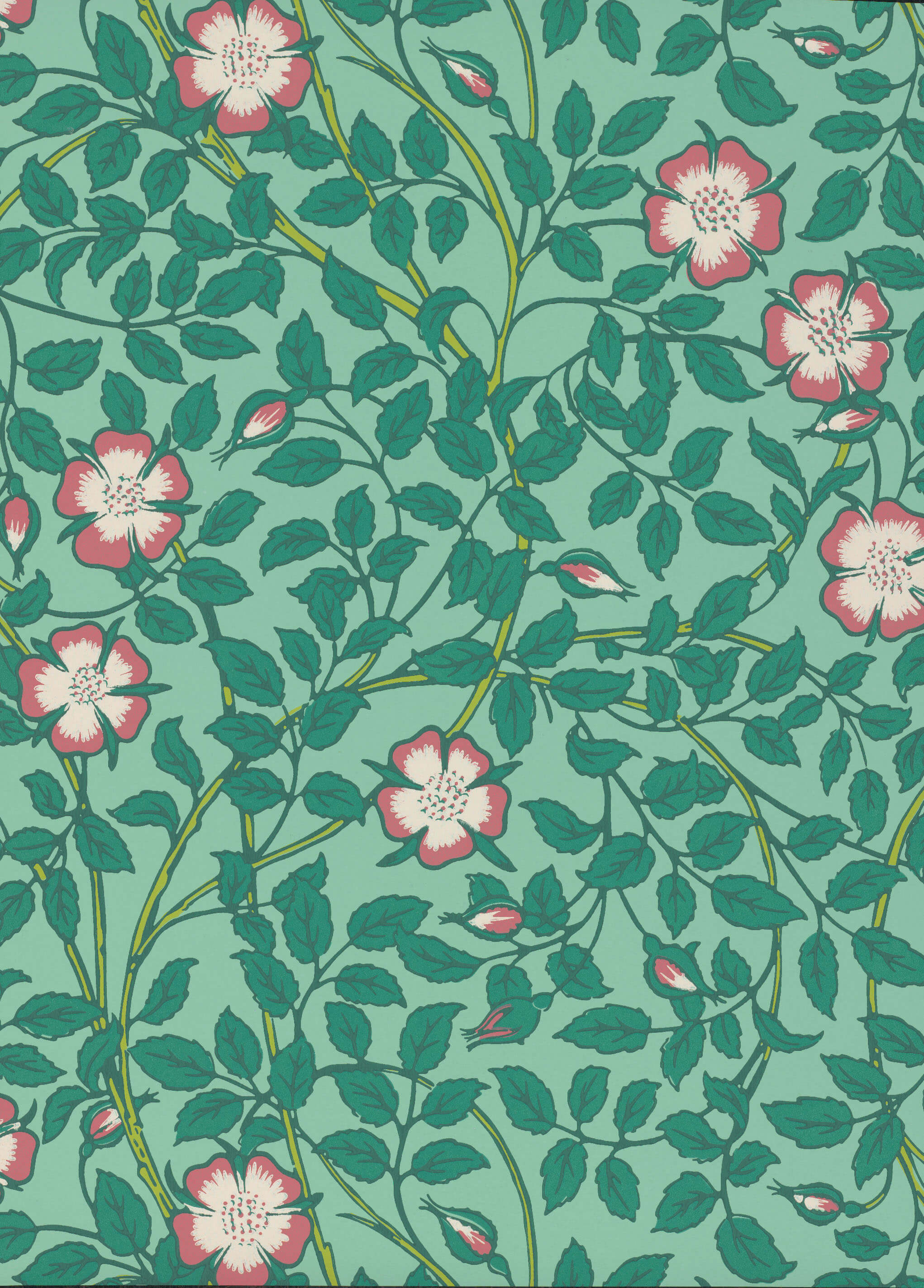 Little Green National Trust III Briar Rose Green Verditer