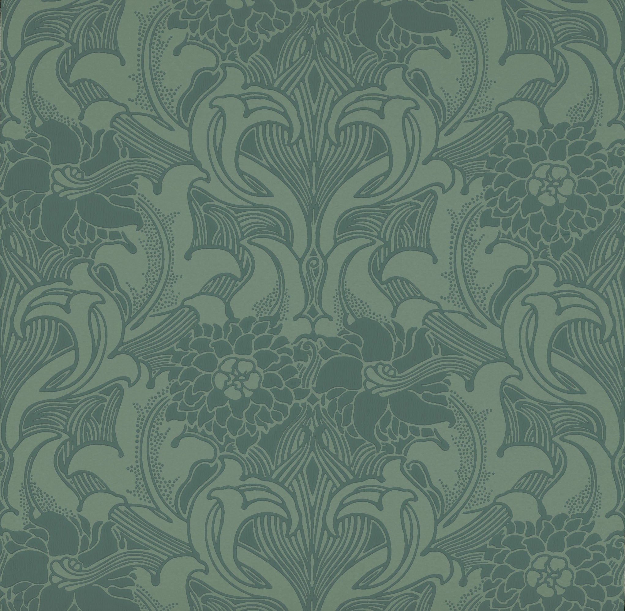 Little Green National Trust III Dahlia Scroll Tea With Florence