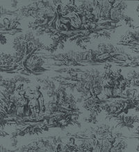 Little Green National Trust III Lovers' Toile Hicks' Blue