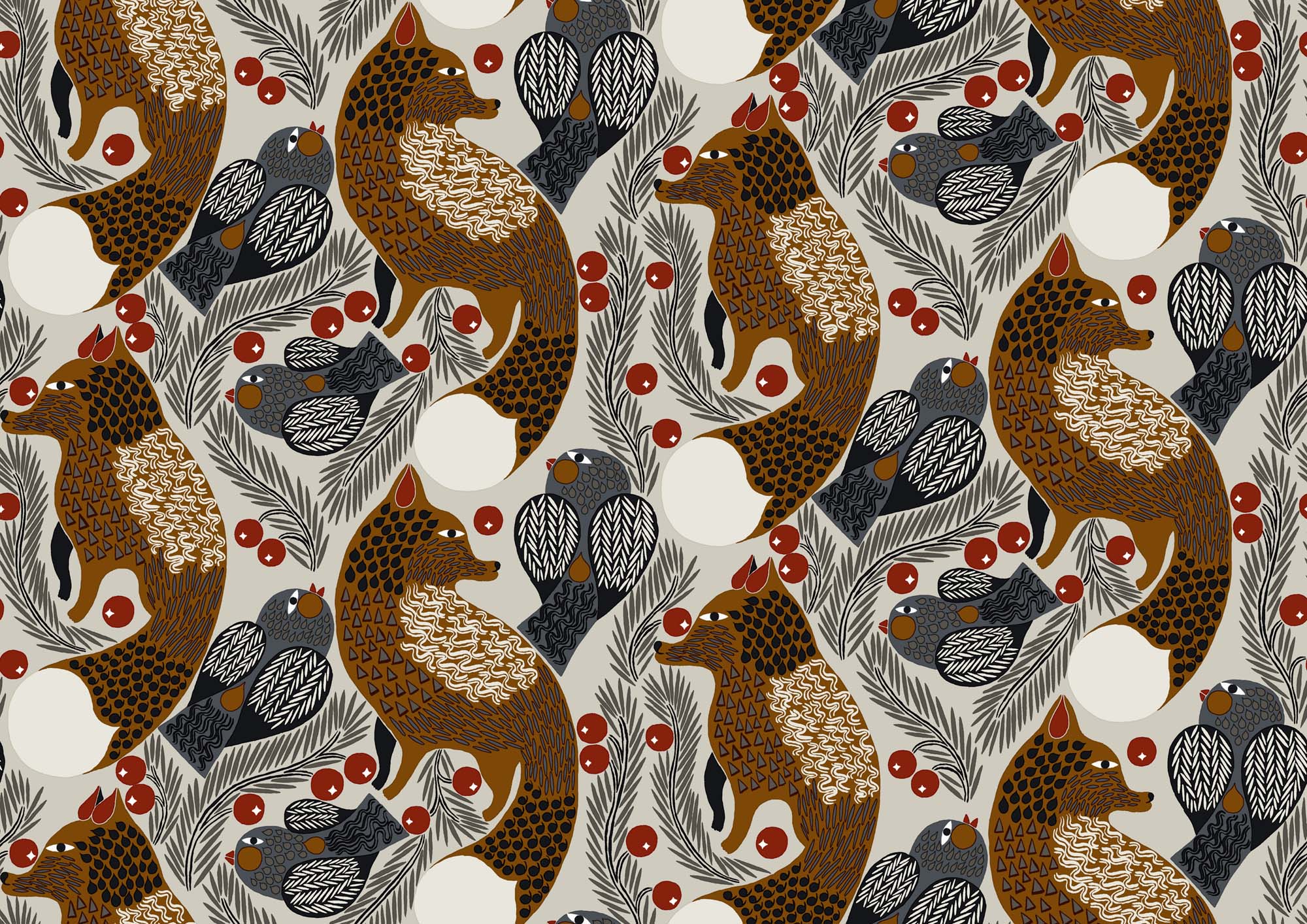 Hooked on Walls Marimekko Volume 06 Ketunmarja 25175