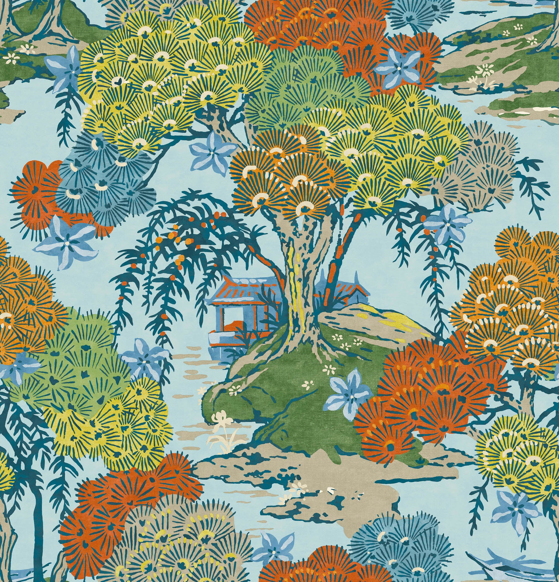 Hooked on Walls Scalamandré Sea Of Trees JV26033