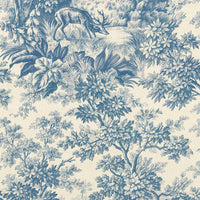 Little Green Revolution Papers Stag Toile Juniper