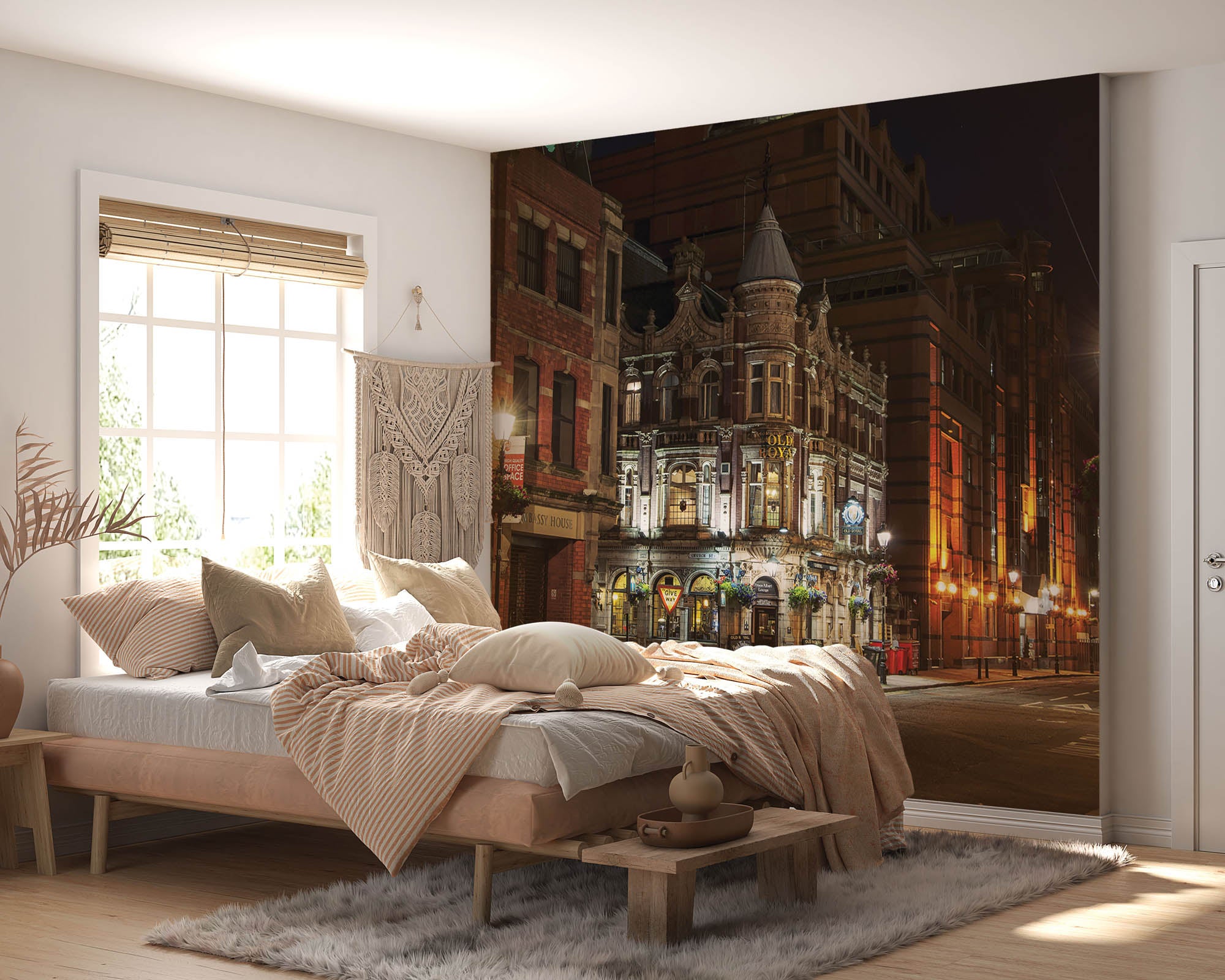 Aanzicht van een pub in Birmingham  - LW00359 Fotobehang