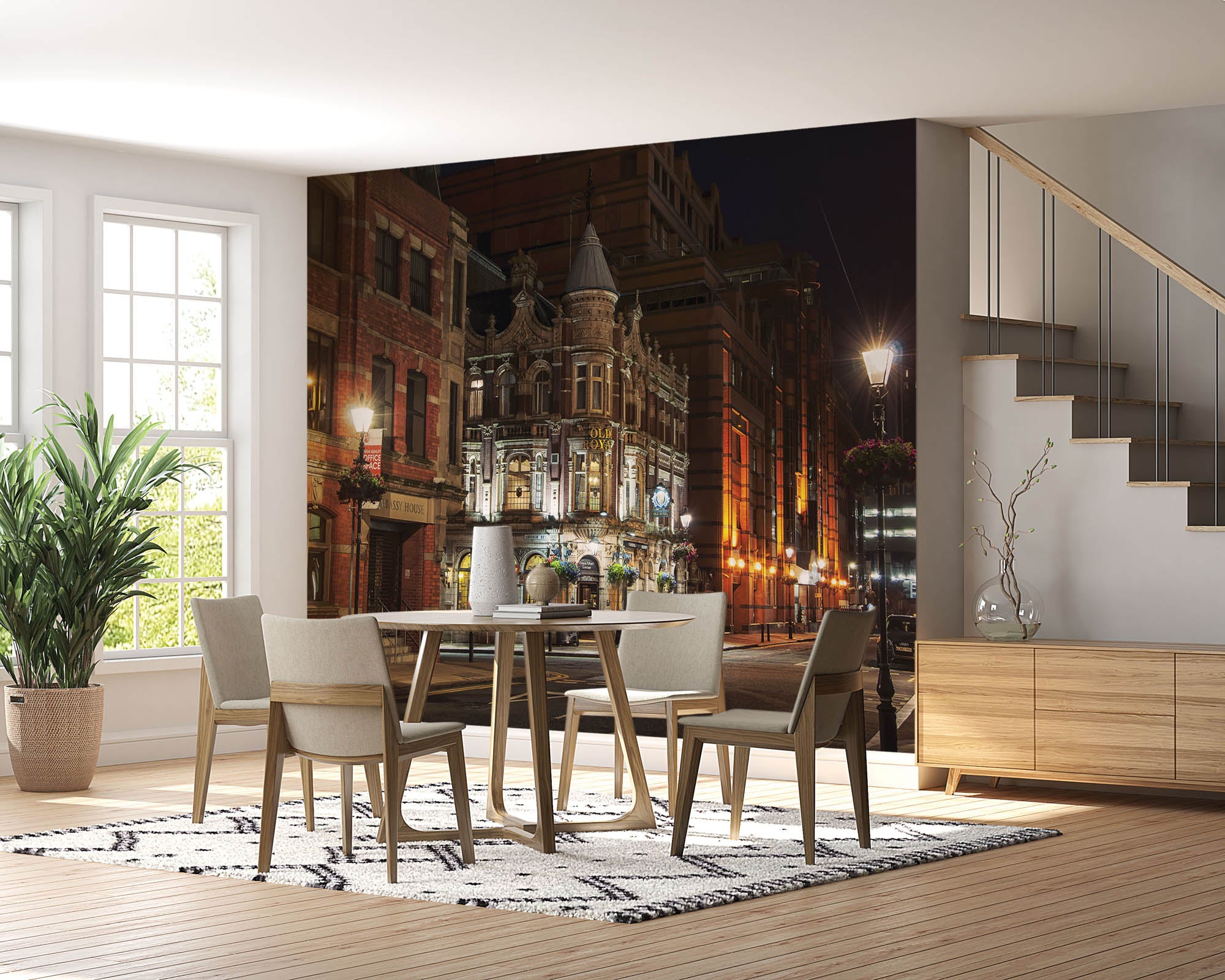 Aanzicht van een pub in Birmingham  - LW00359 Fotobehang