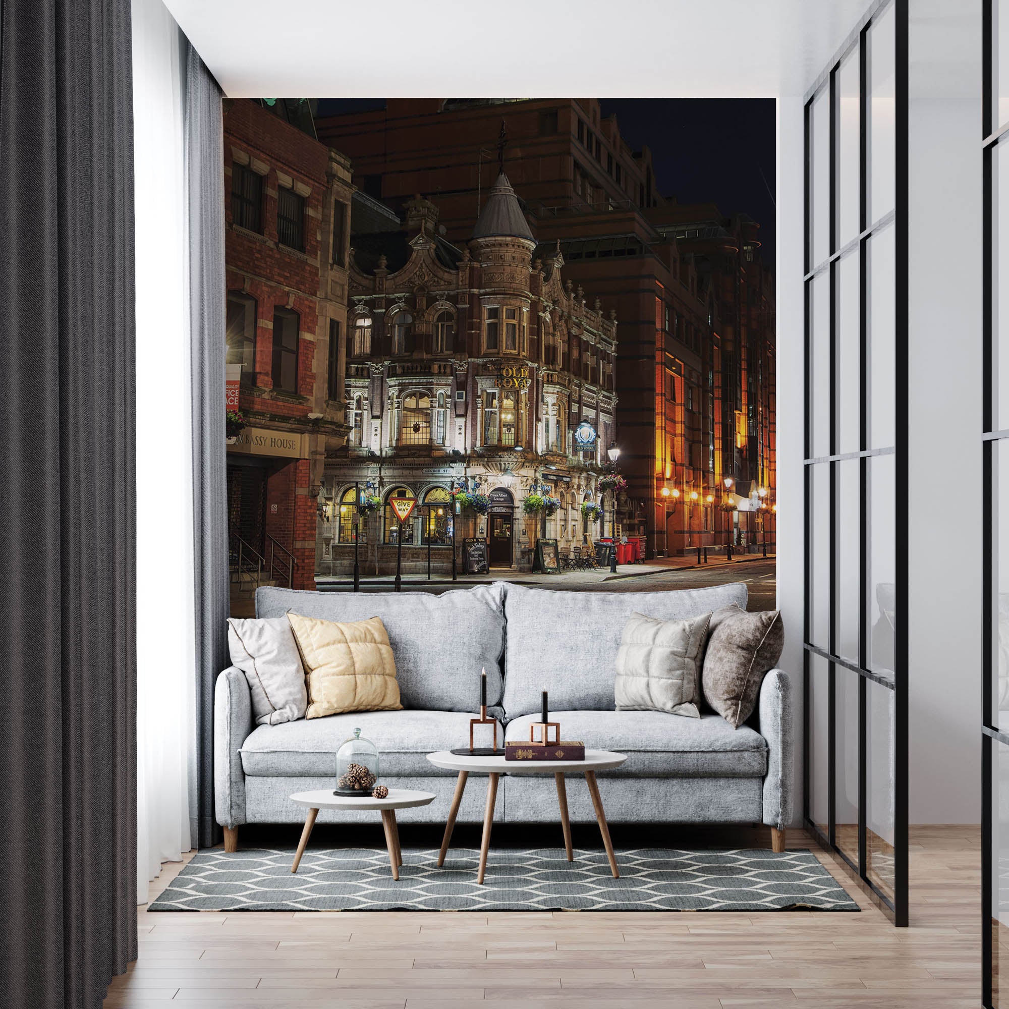 Aanzicht van een pub in Birmingham  - LW00359 Fotobehang