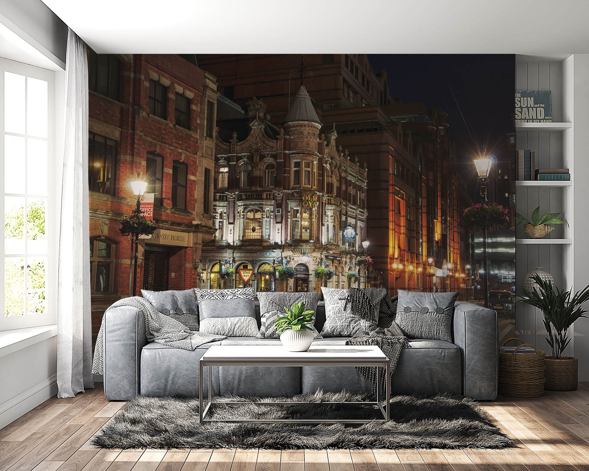 Aanzicht van een pub in Birmingham  - LW00359 Fotobehang