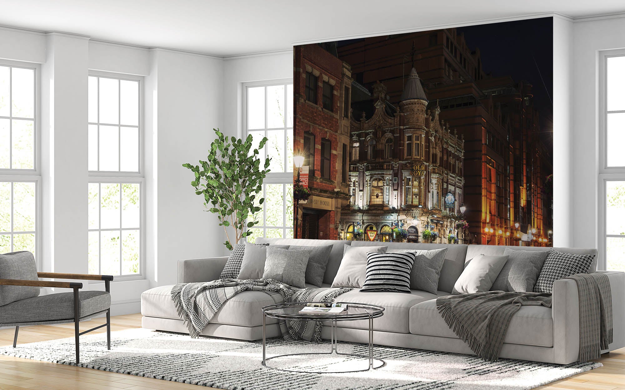 Aanzicht van een pub in Birmingham  - LW00359 Fotobehang