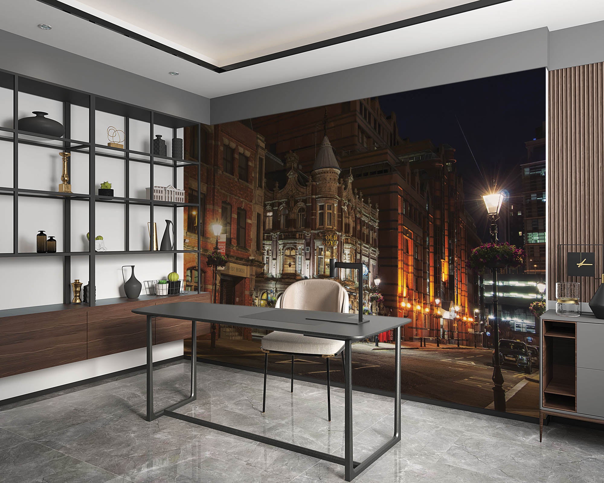 Aanzicht van een pub in Birmingham  - LW00359 Fotobehang