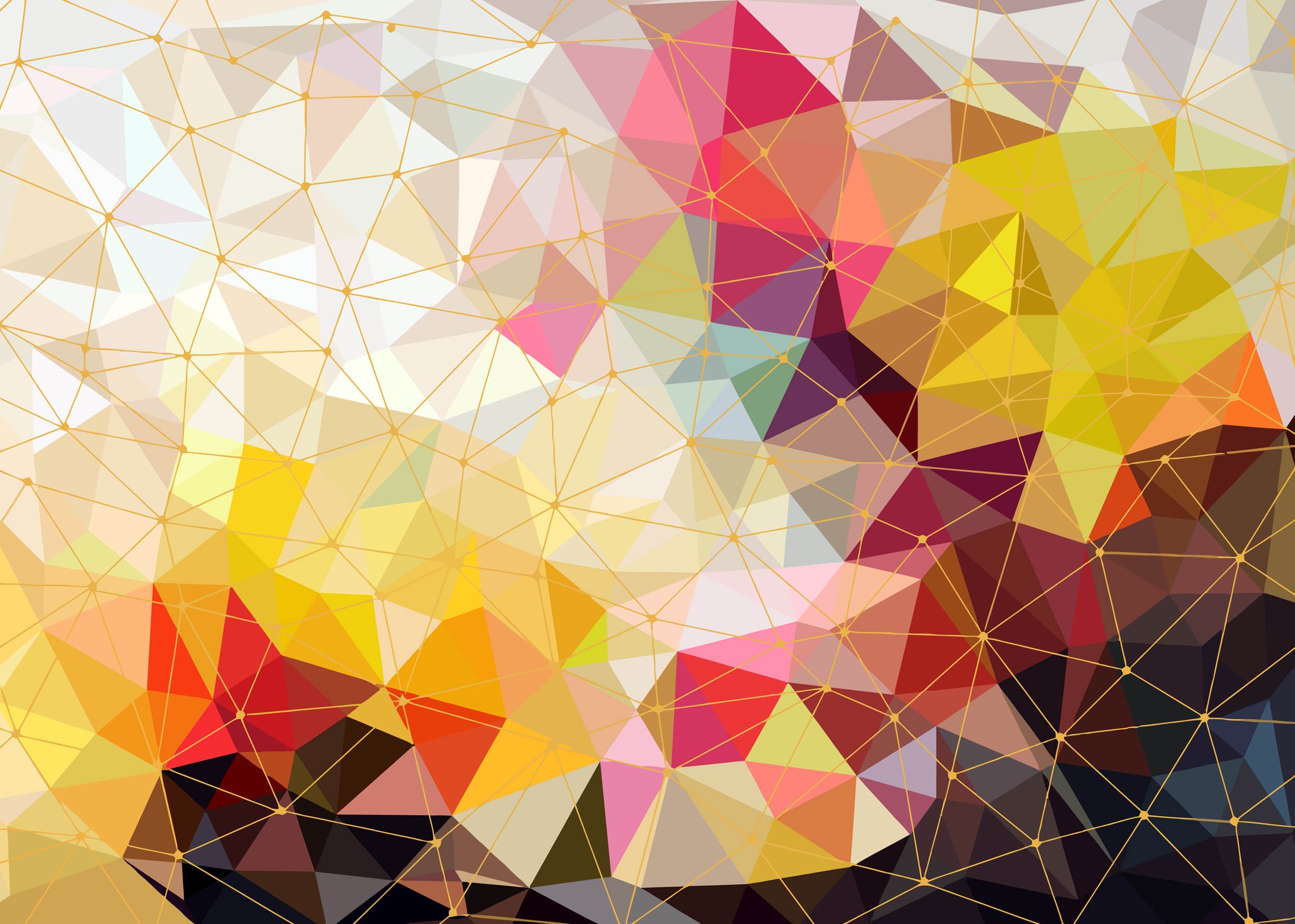 Abstracte Geometrische Mozaïek - LW00867