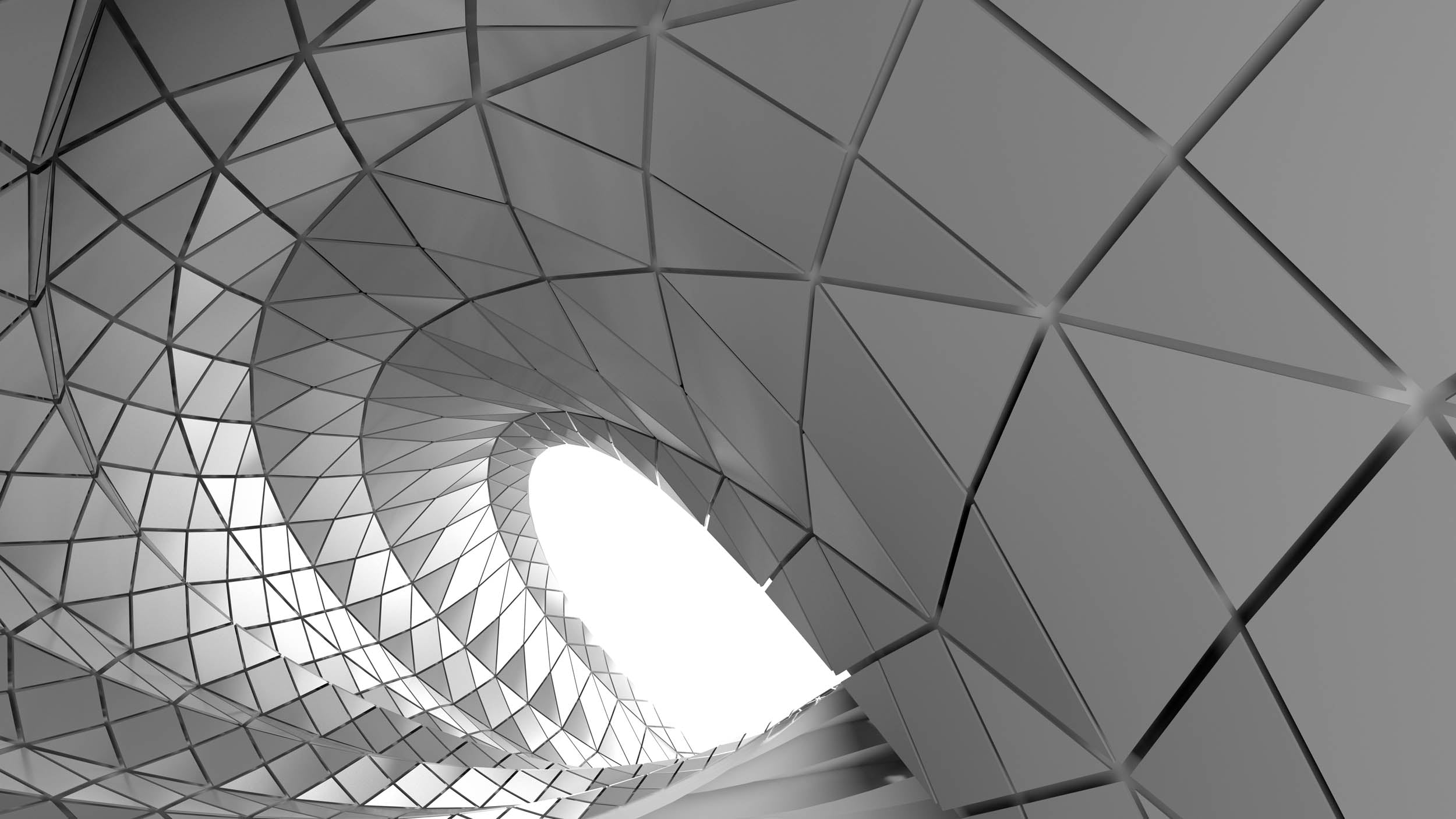 Abstracte Geometrische Tunnel - LW00852