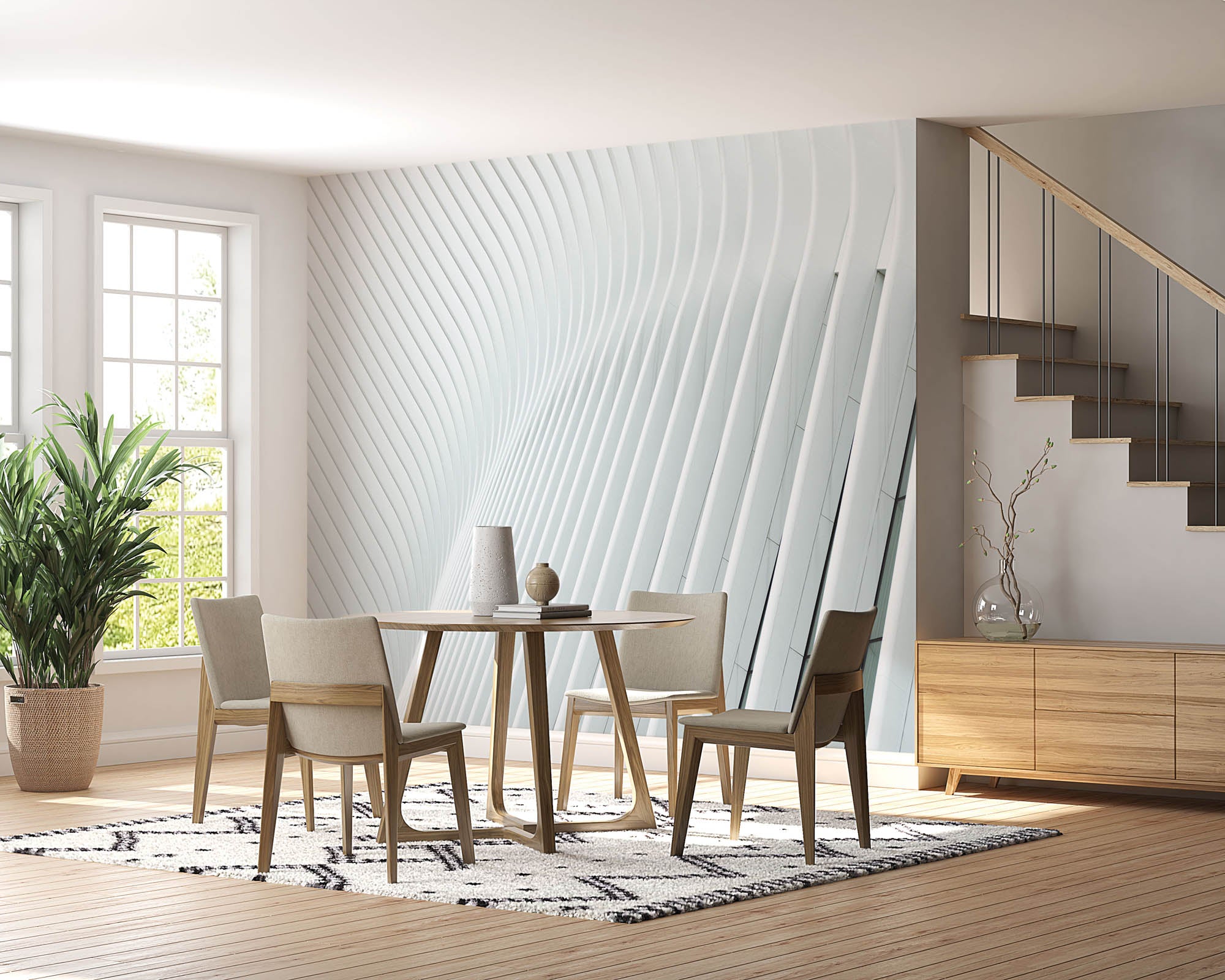 Abstracte lijnen- LW00033 Fotobehang