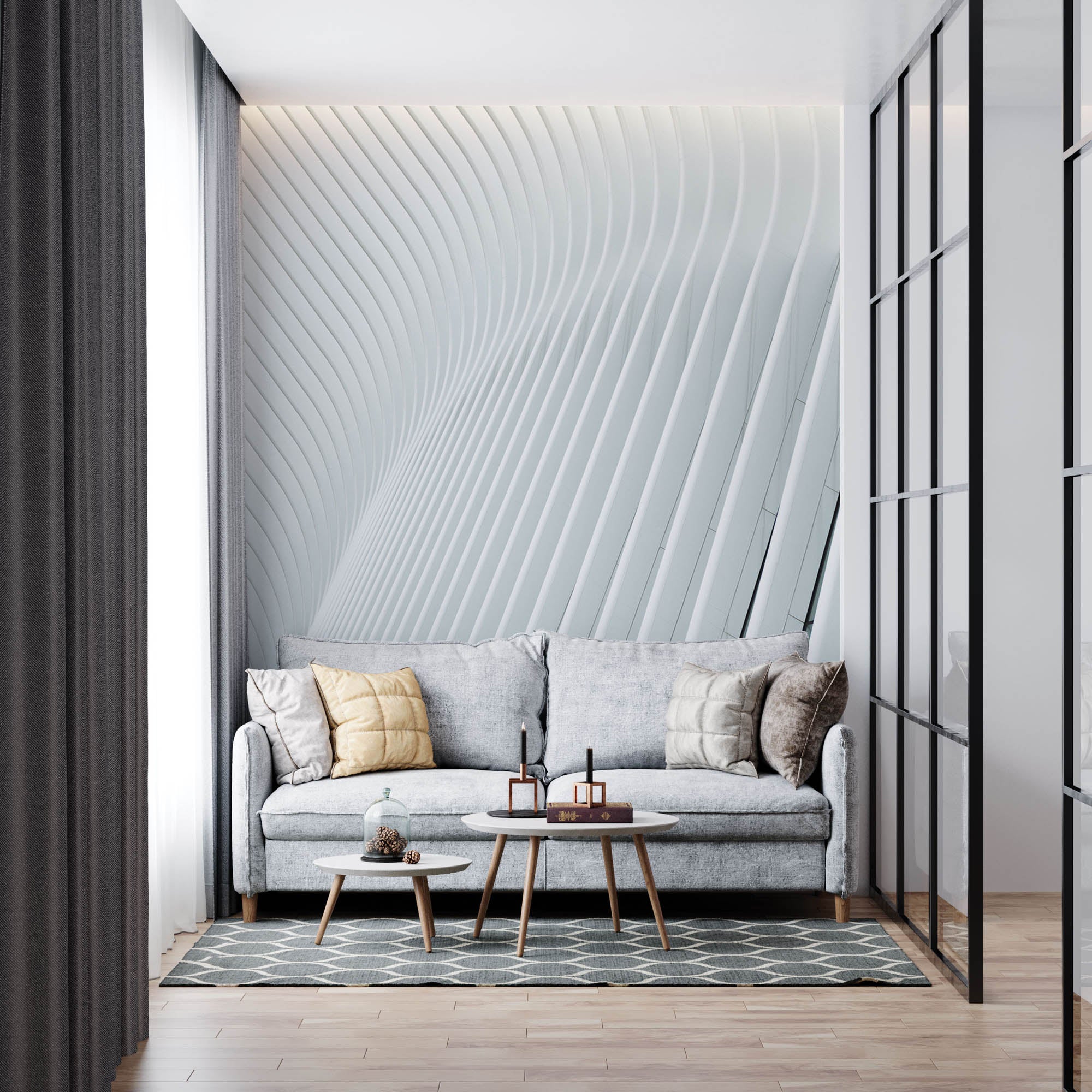 Abstracte lijnen- LW00033 Fotobehang