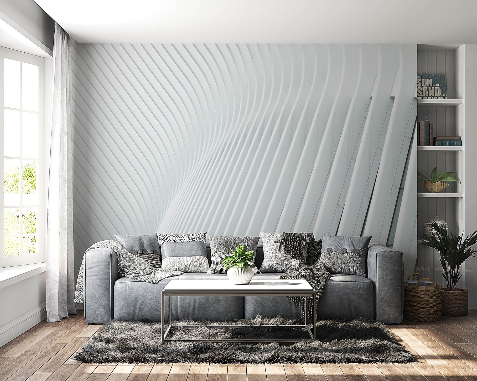 Abstracte lijnen- LW00033 Fotobehang