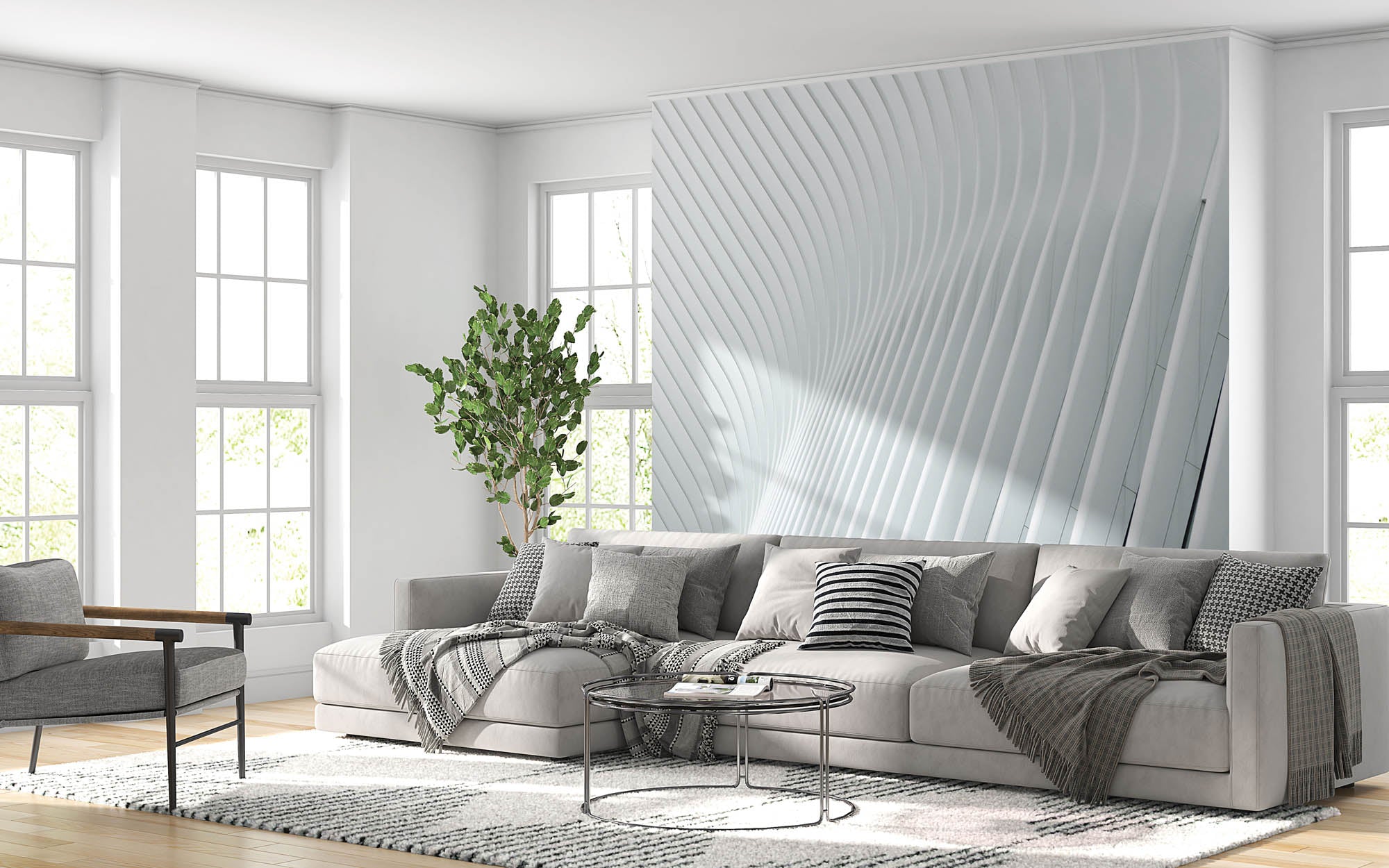 Abstracte lijnen- LW00033 Fotobehang