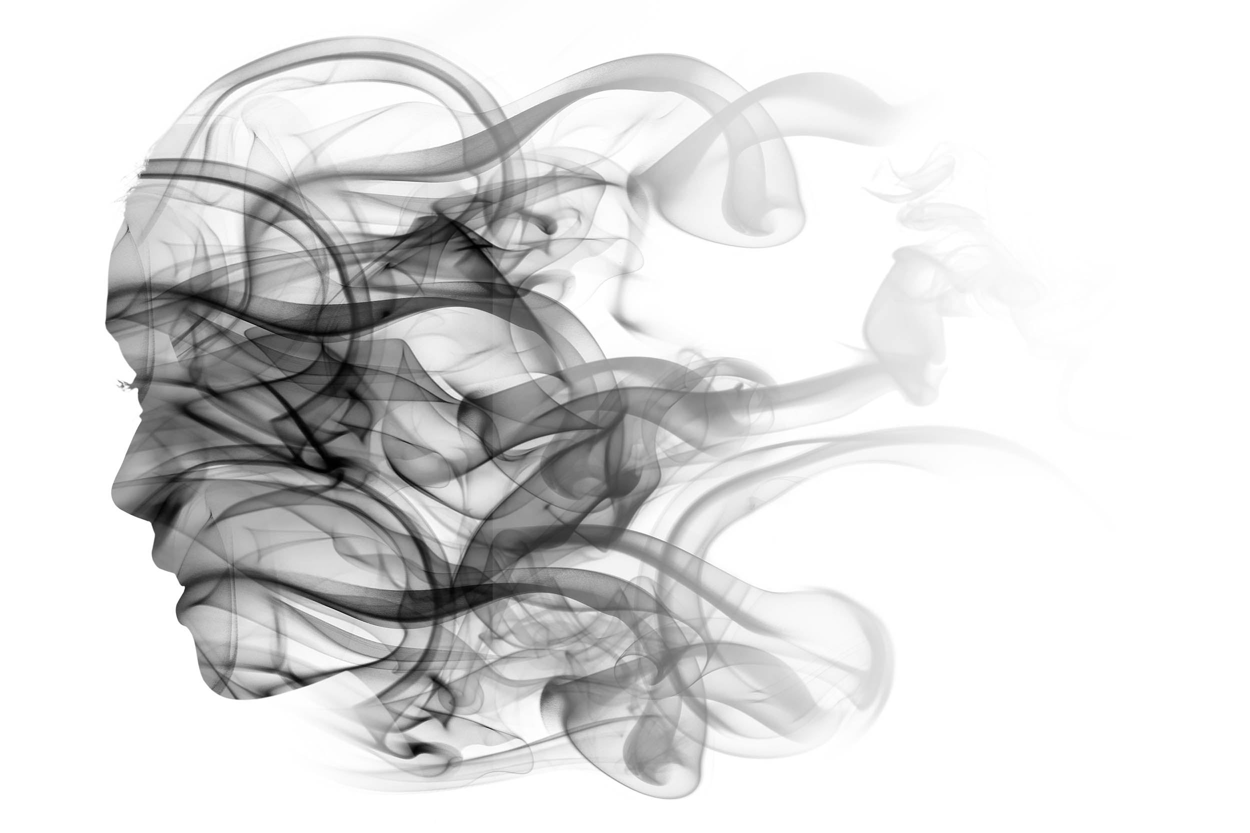 Abstracte Rookgezicht - LW00656