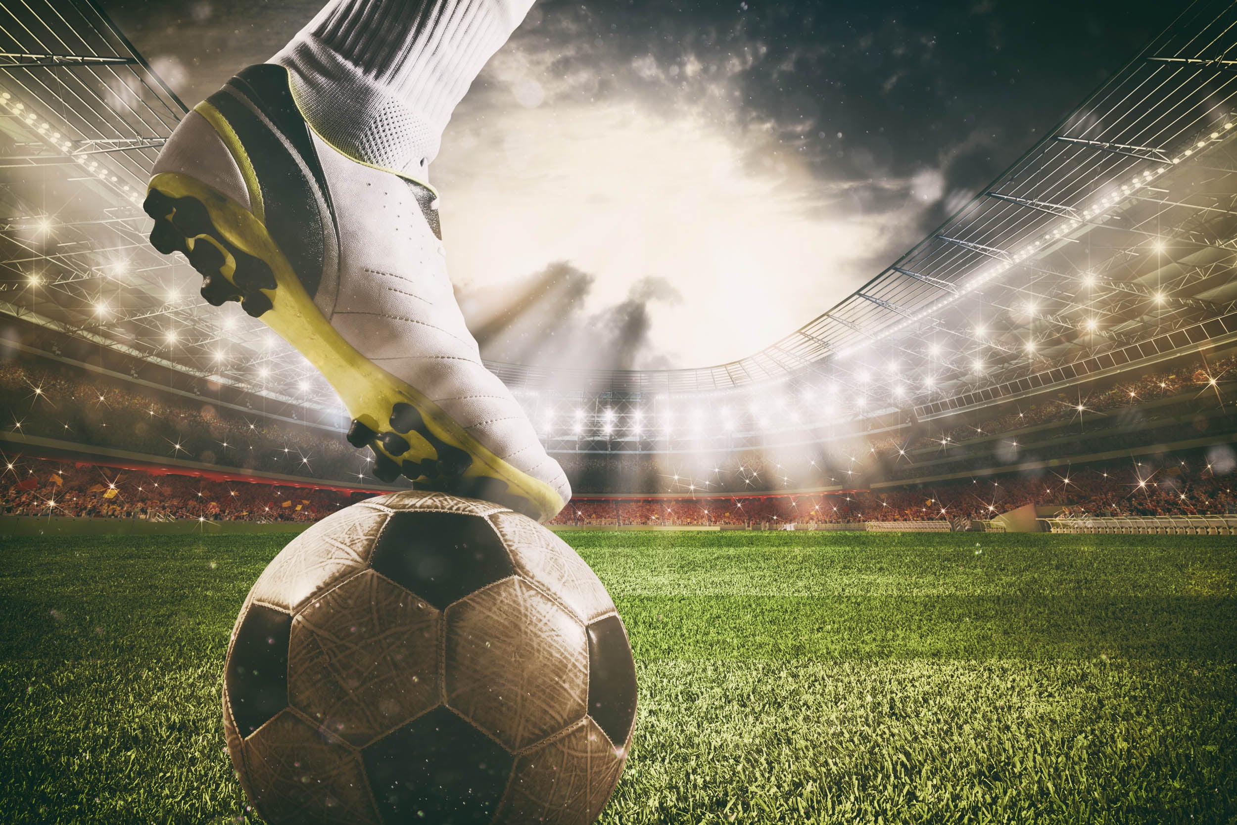Aftrap onder Stadionverlichting - LW00954