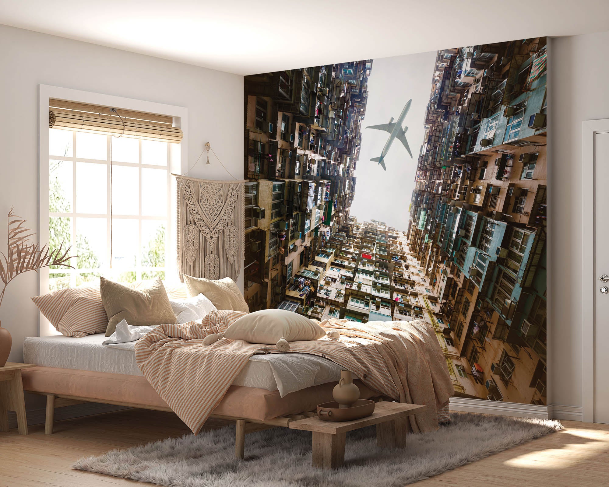 Appartementencomplex Hong Kong - LW00020 Fotobehang