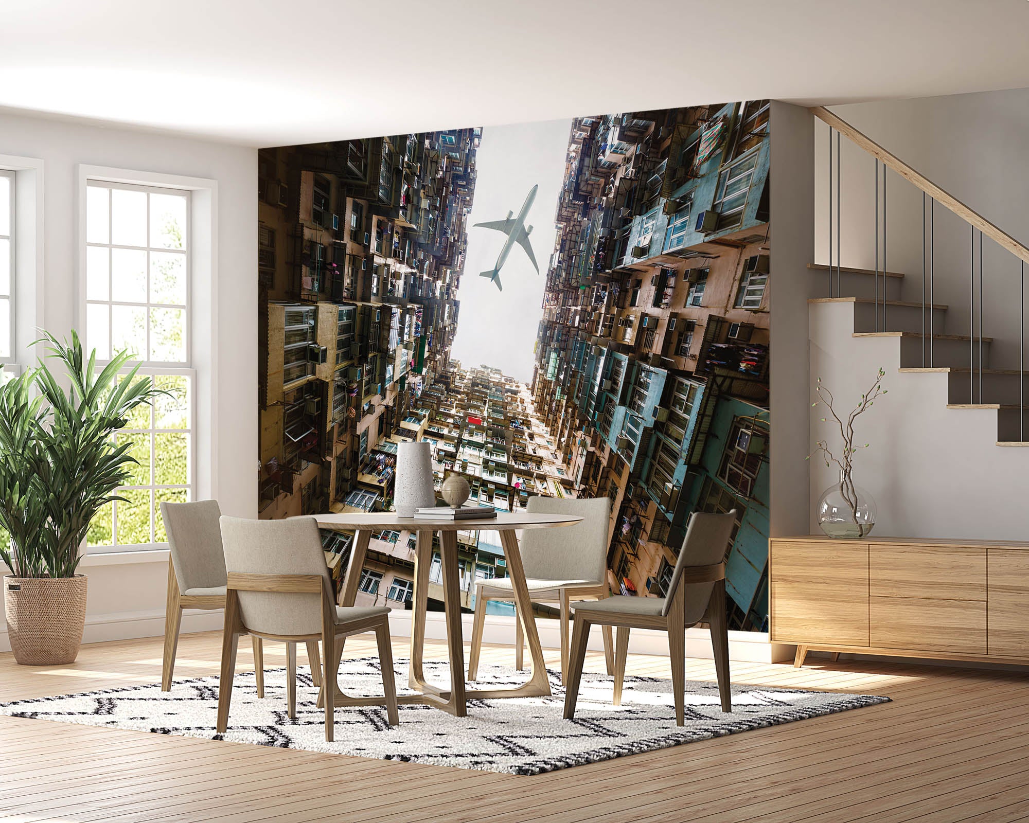 Appartementencomplex Hong Kong - LW00020 Fotobehang