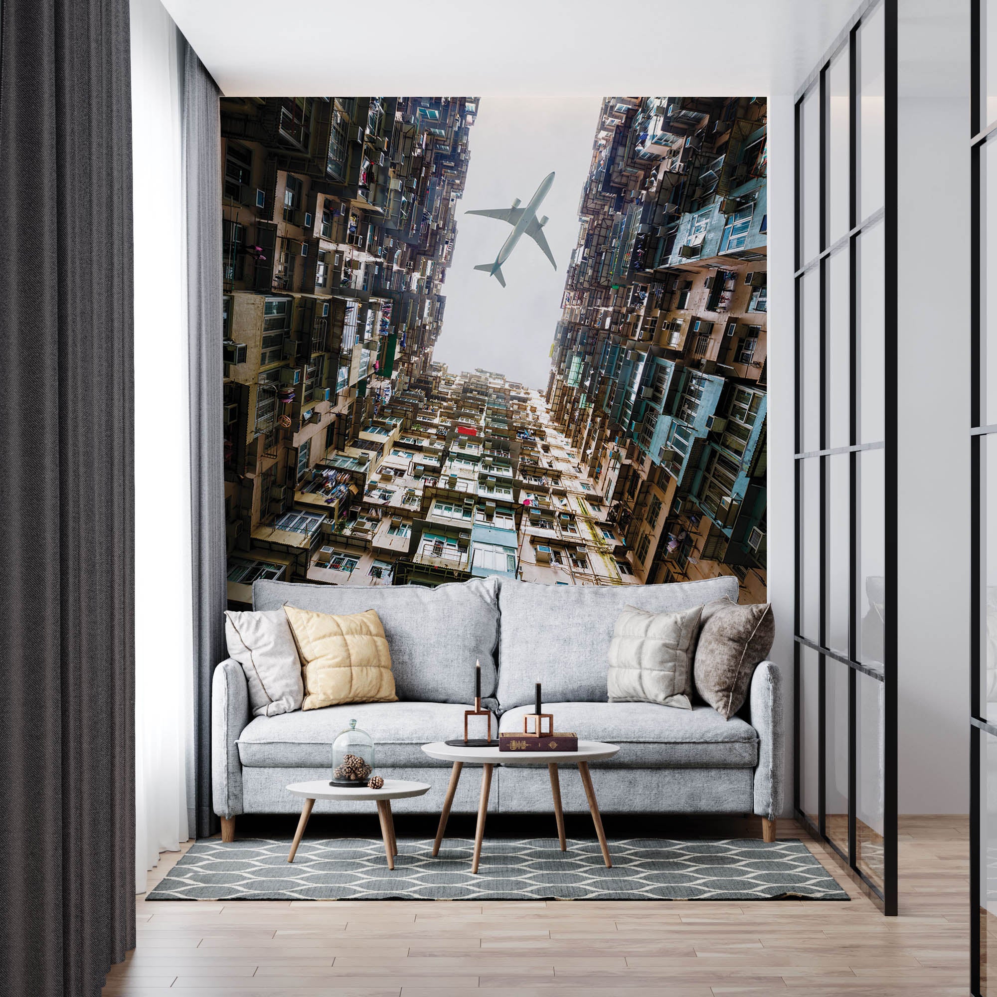 Appartementencomplex Hong Kong - LW00020 Fotobehang