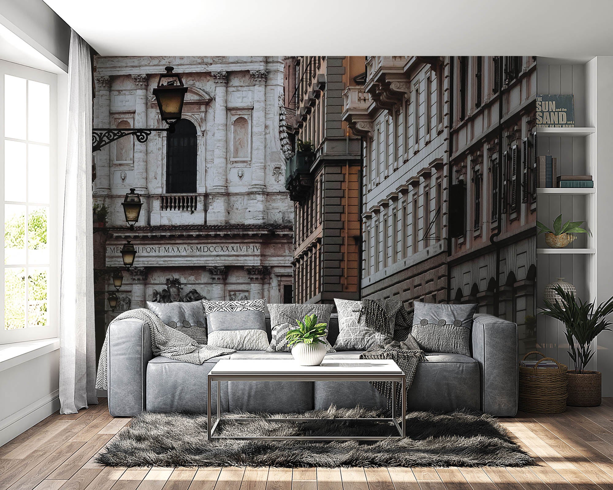 Architectuur kerk Rome   - LW00043 Fotobehang