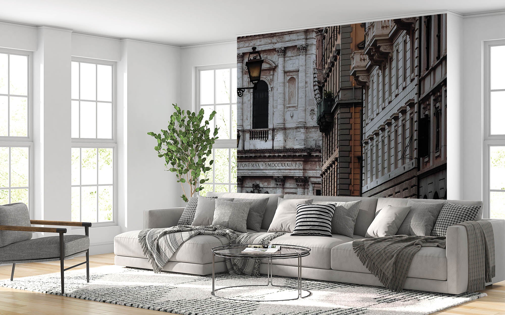 Architectuur kerk Rome   - LW00043 Fotobehang