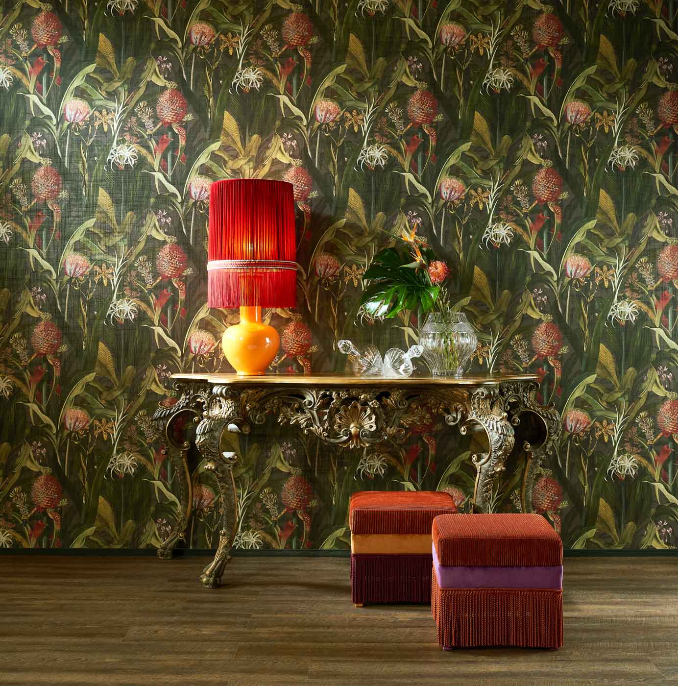 Arte Decors & Panoramiques Blooming Pineapple 97601 Behang