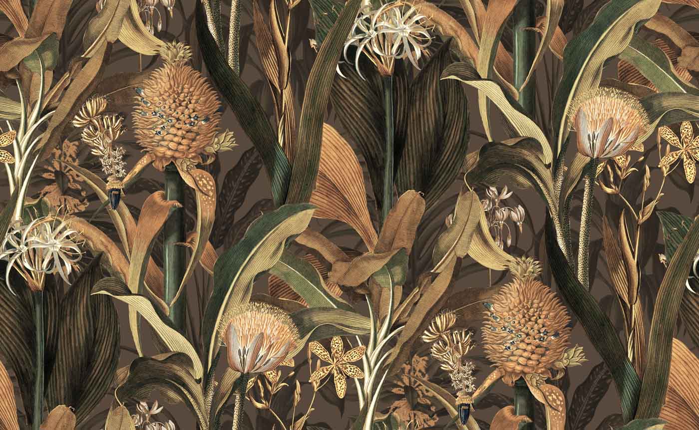 Arte Decors & Panoramiques Blooming Pineapple 97602 Behang