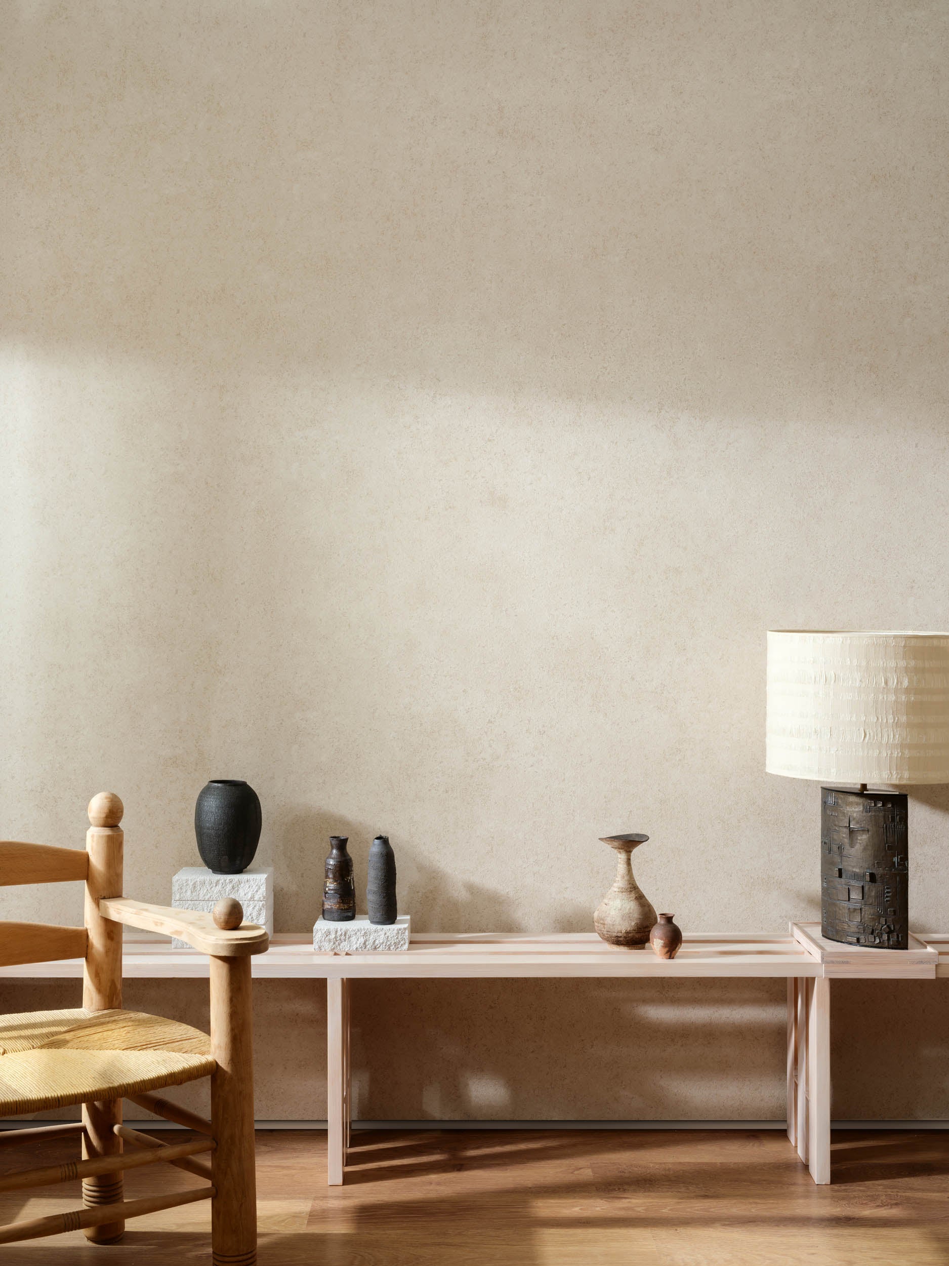 Arte Essentials Kaolin Calcaire Stucco 30204 Behang