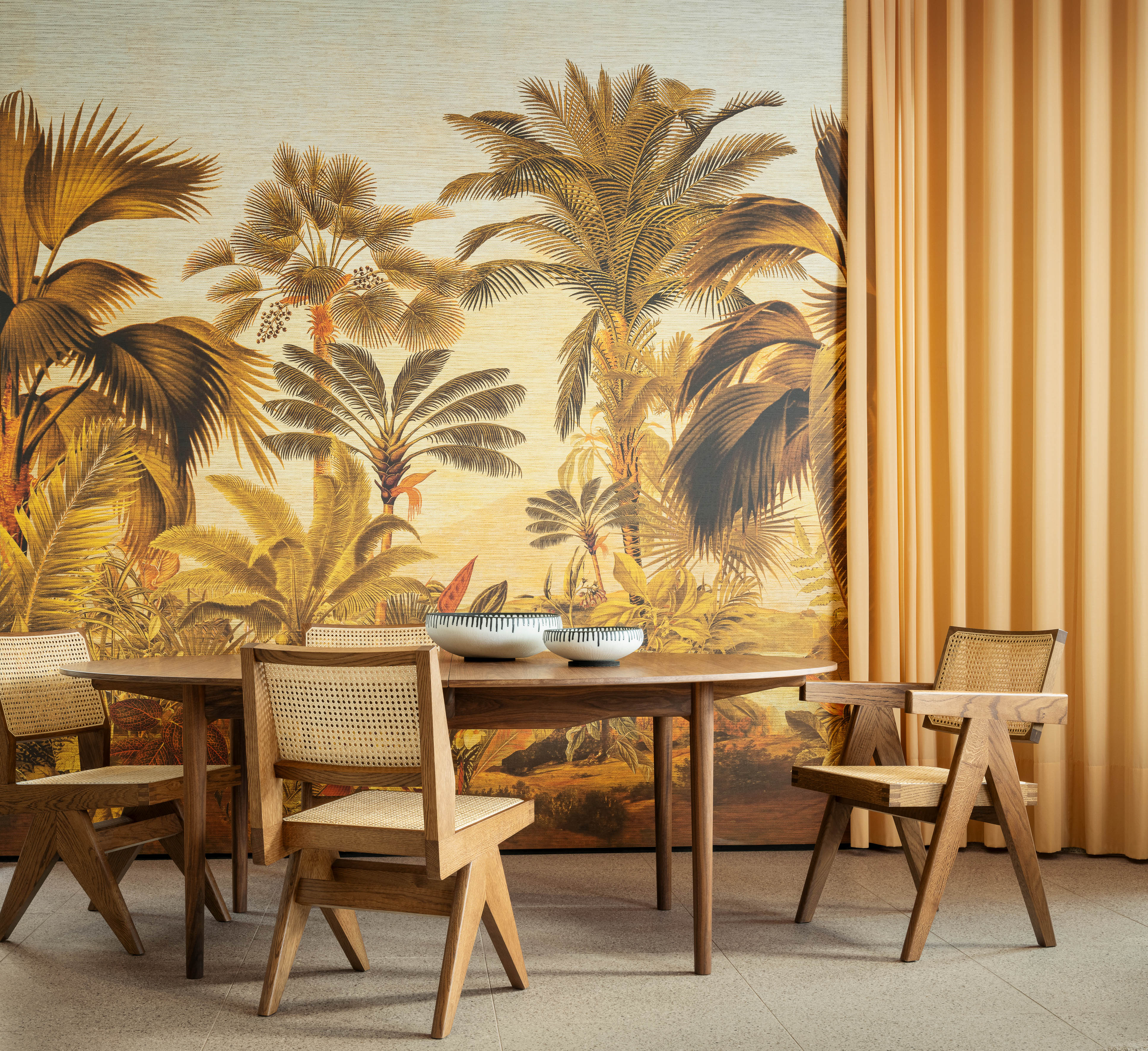 Arte Essentials Les Naturels Reverie Tropicale - Panoramique 26771 Behang
